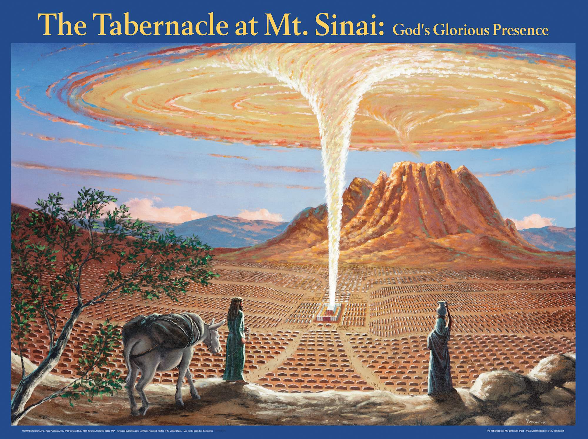 Wall Chart: Tabernacle At Mt Sinai (Laminated)