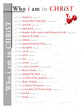 Wall Chart: Who I Am in Christ (Laminated)