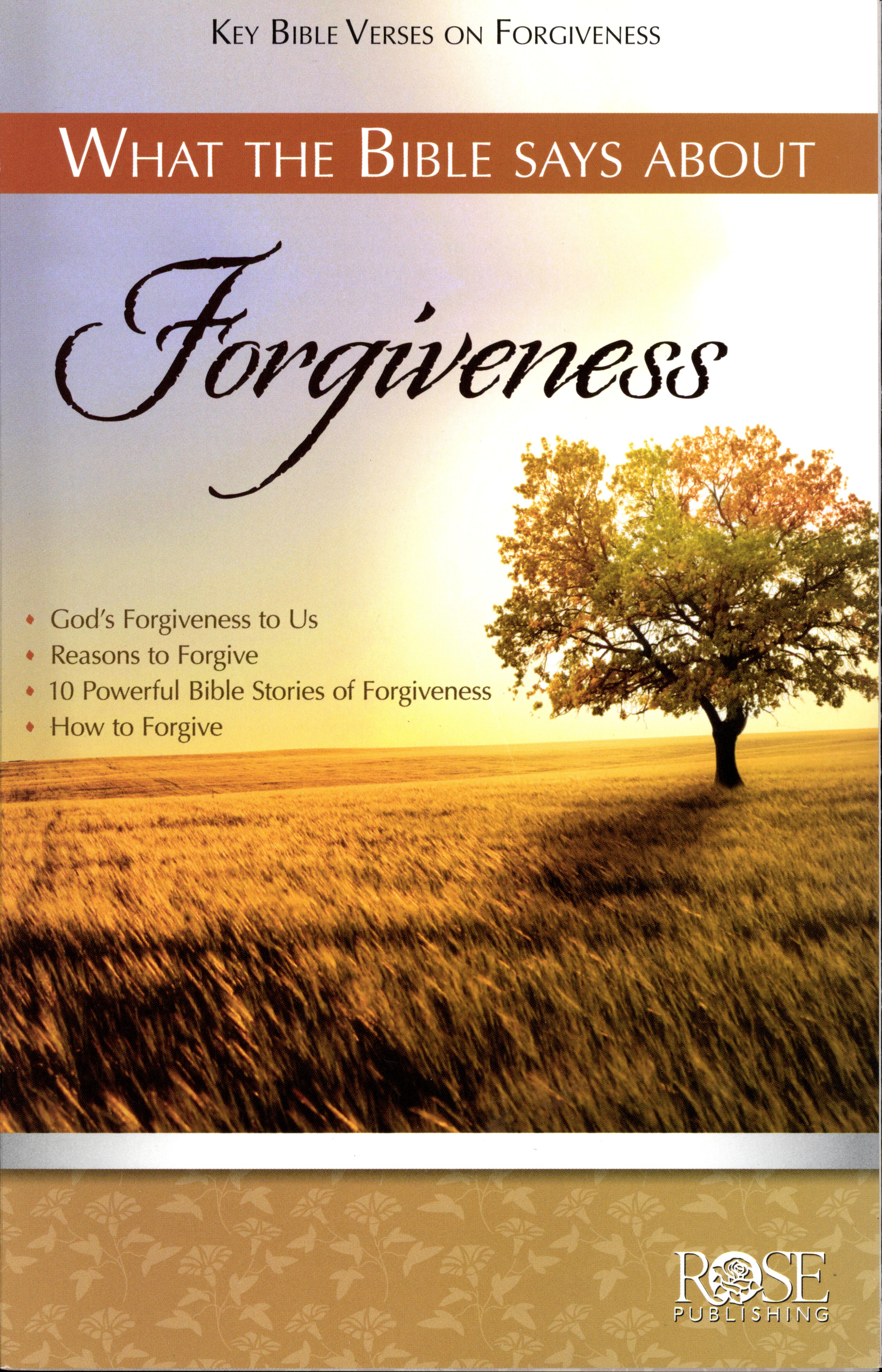 What the Bible Says About Forgiveness (Rose Guide Series)