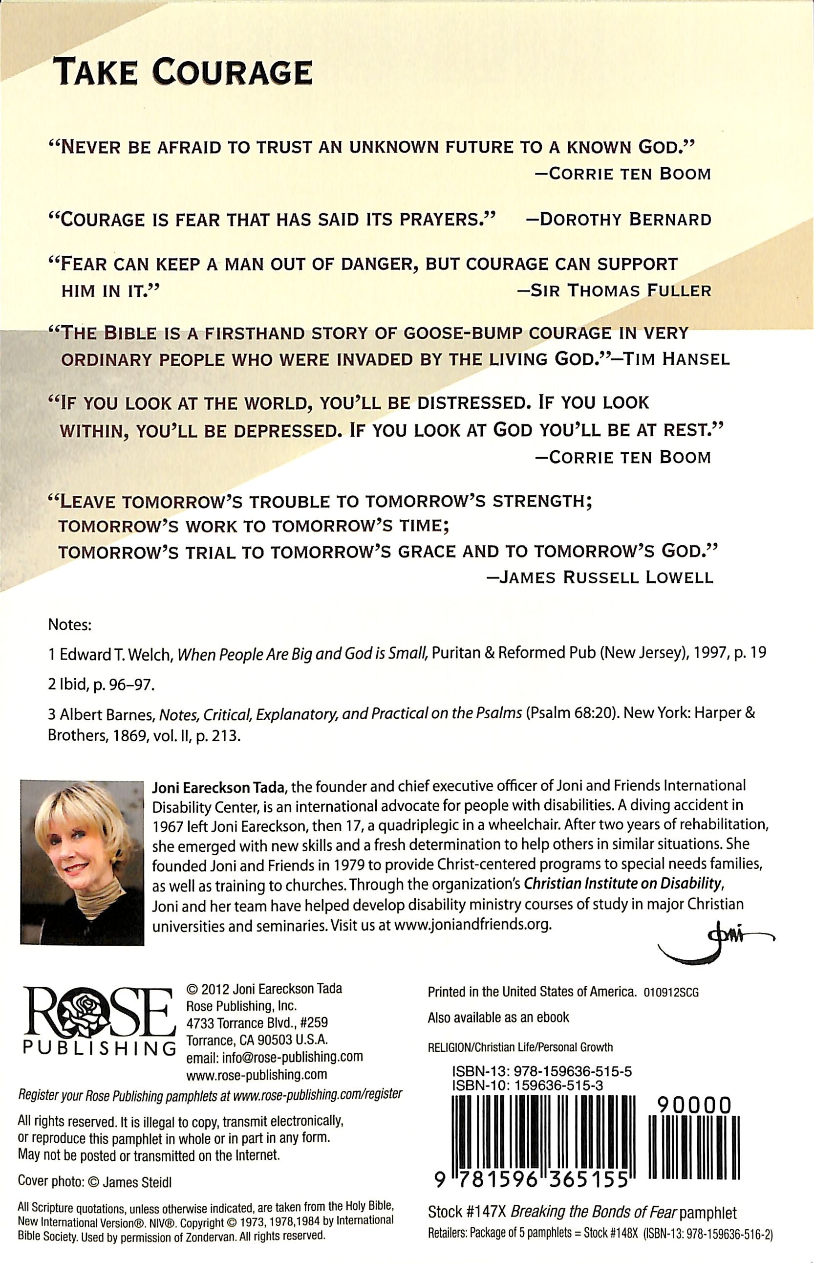 Breaking the Bonds of Fear (Rose Guide Series)