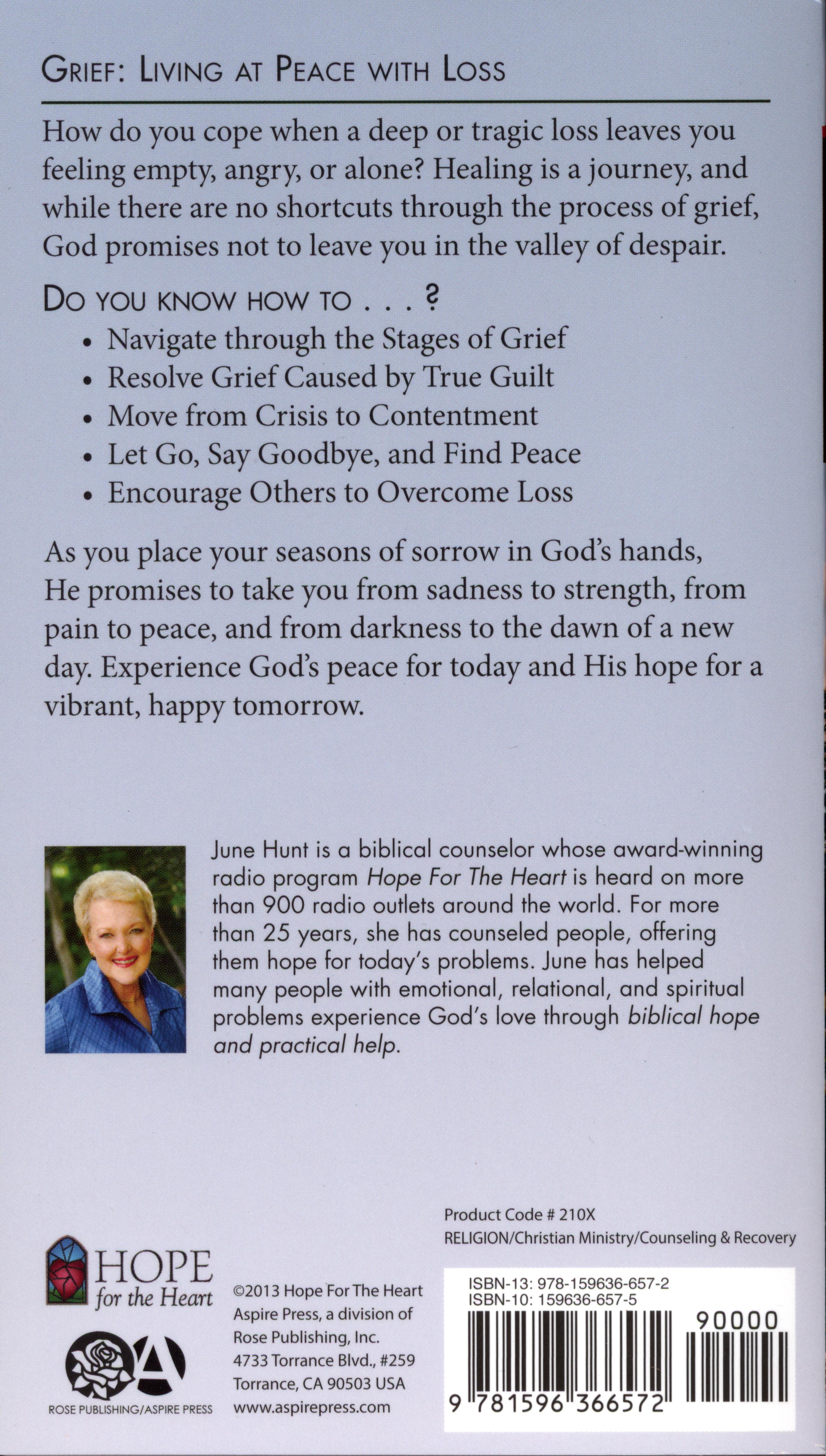Grief (Hope For The Heart Series)