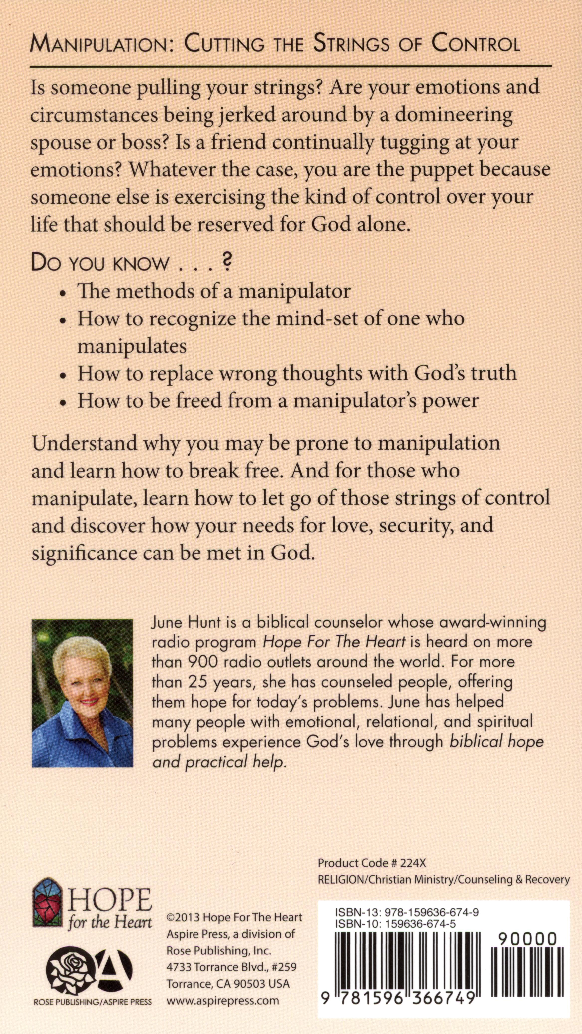 Manipulation (Hope For The Heart Series)