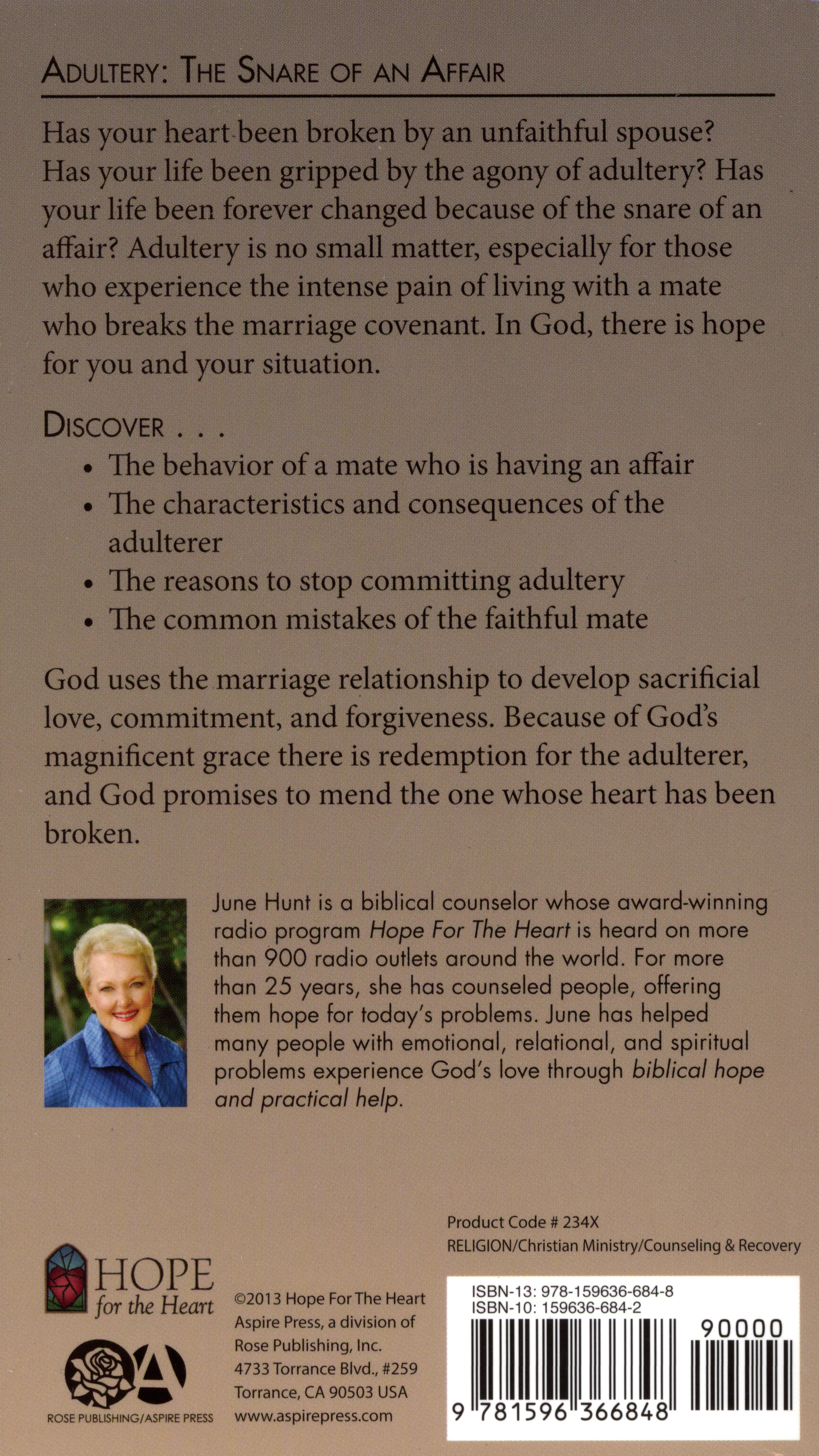 Adultery (Hope For The Heart Series)