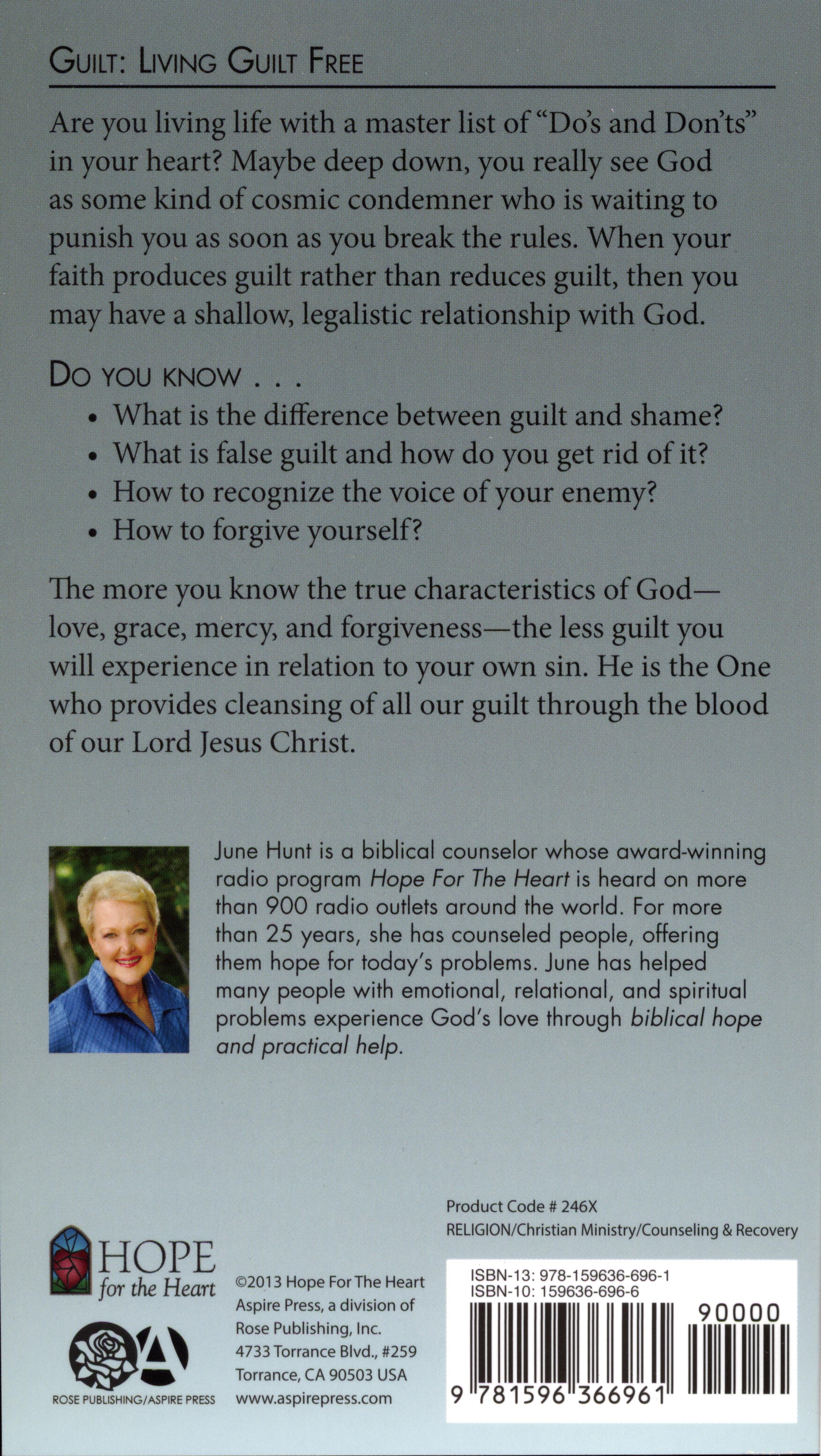 Guilt (Hope For The Heart Series)
