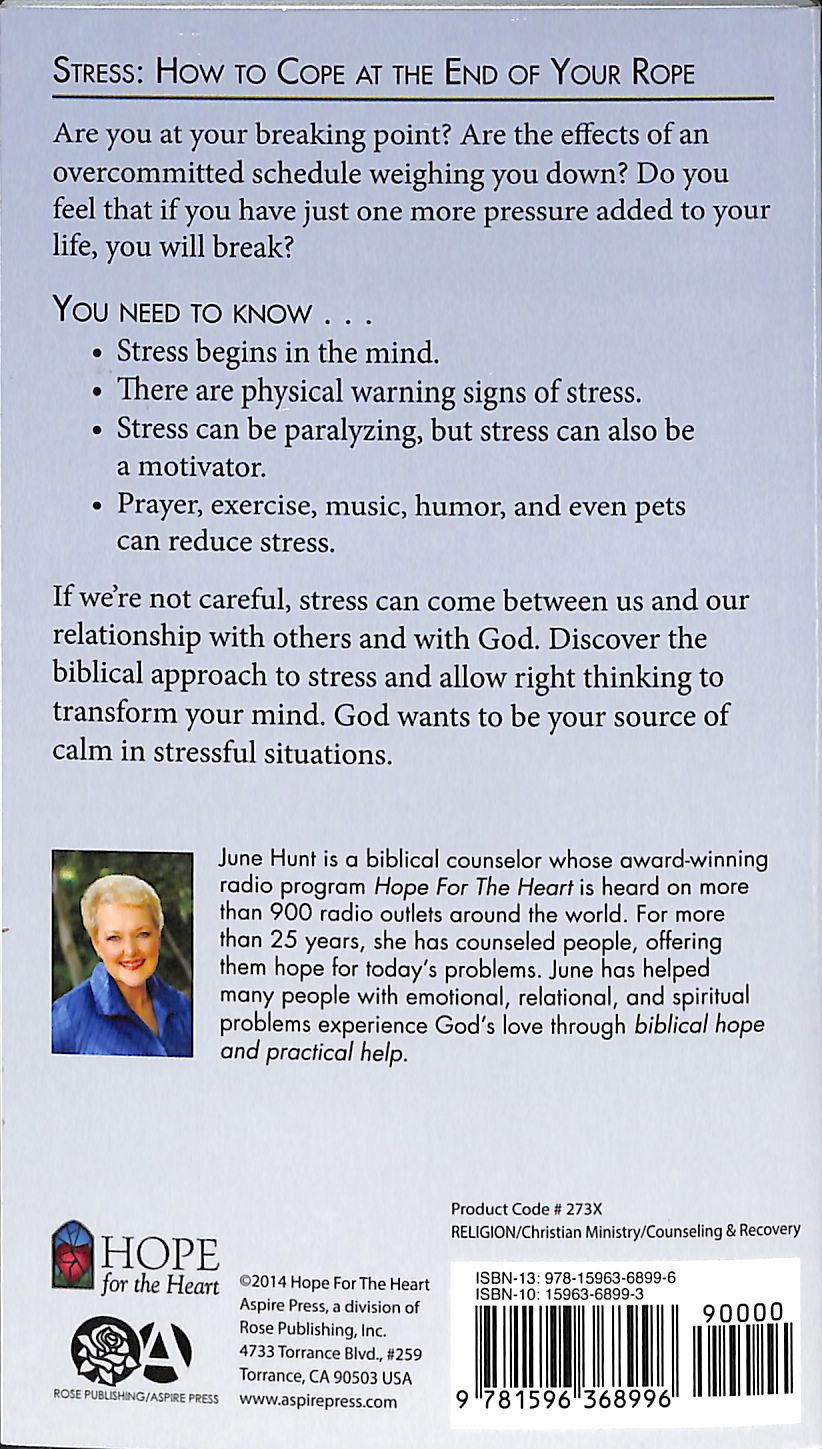 Stress (Hope For The Heart Series)