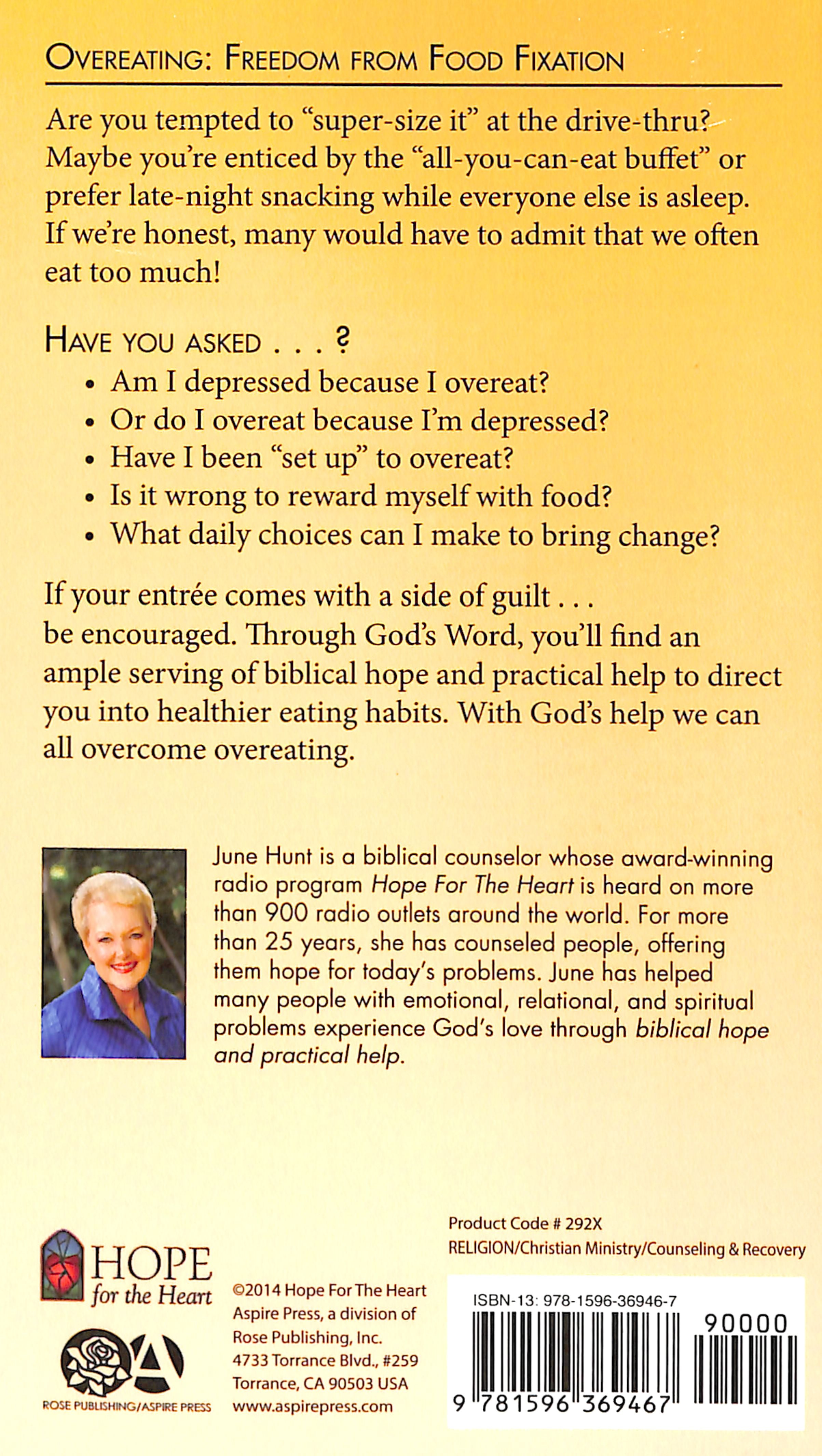 Overeating (Hope For The Heart Series)