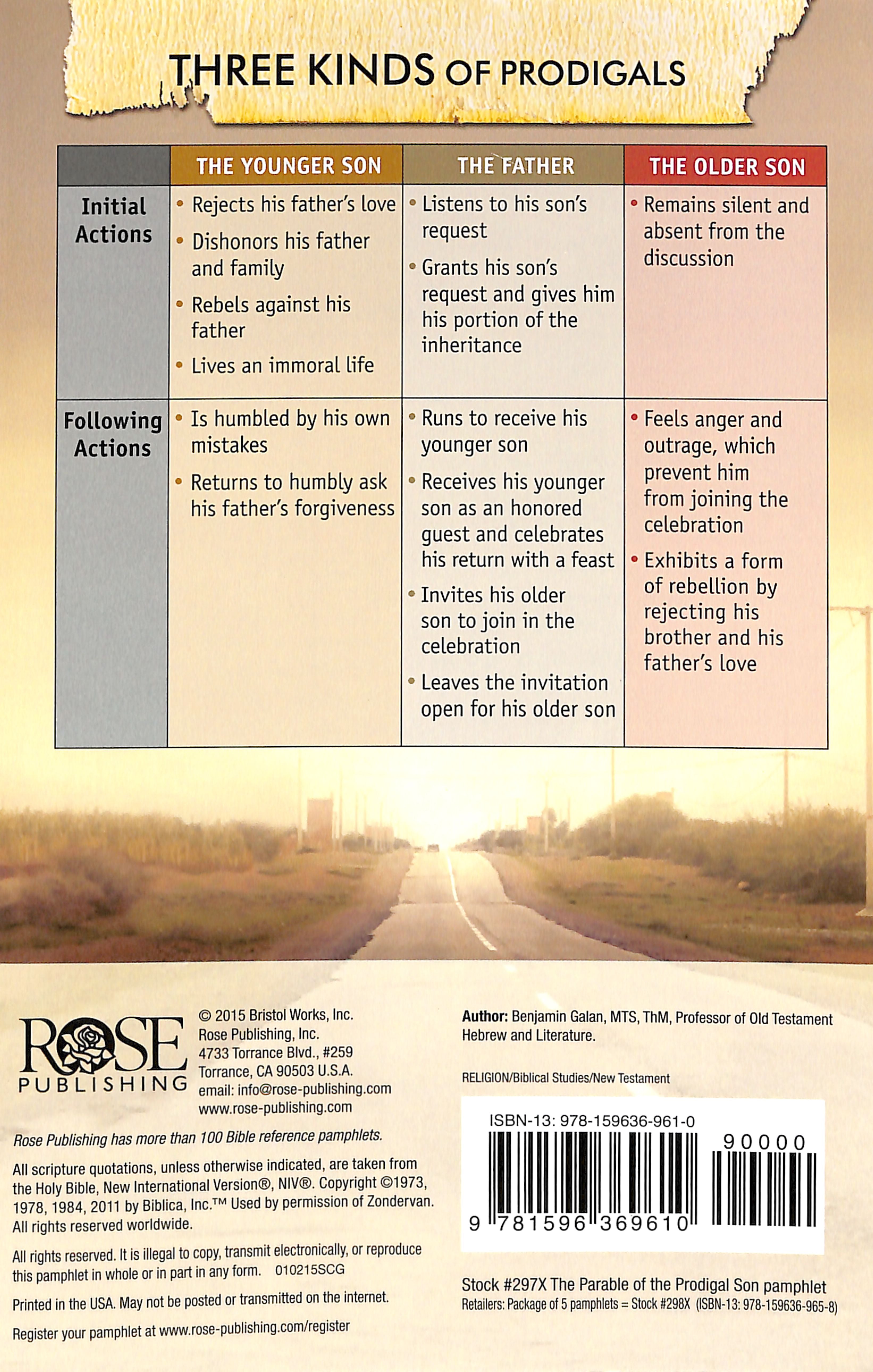 The Parable of the Prodigal Son (Rose Guide Series)