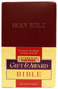 KJV Gift and Award Bible Burgundy (Red Letter Edition)