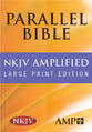 Nkjv/Amplified Parallel Bible Black Large Print