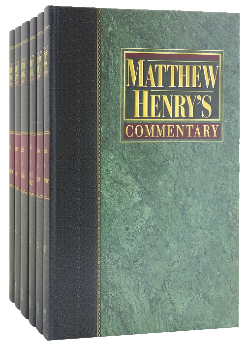Matthew Henry's Commentary on the Whole Bible (6 Vols Set)