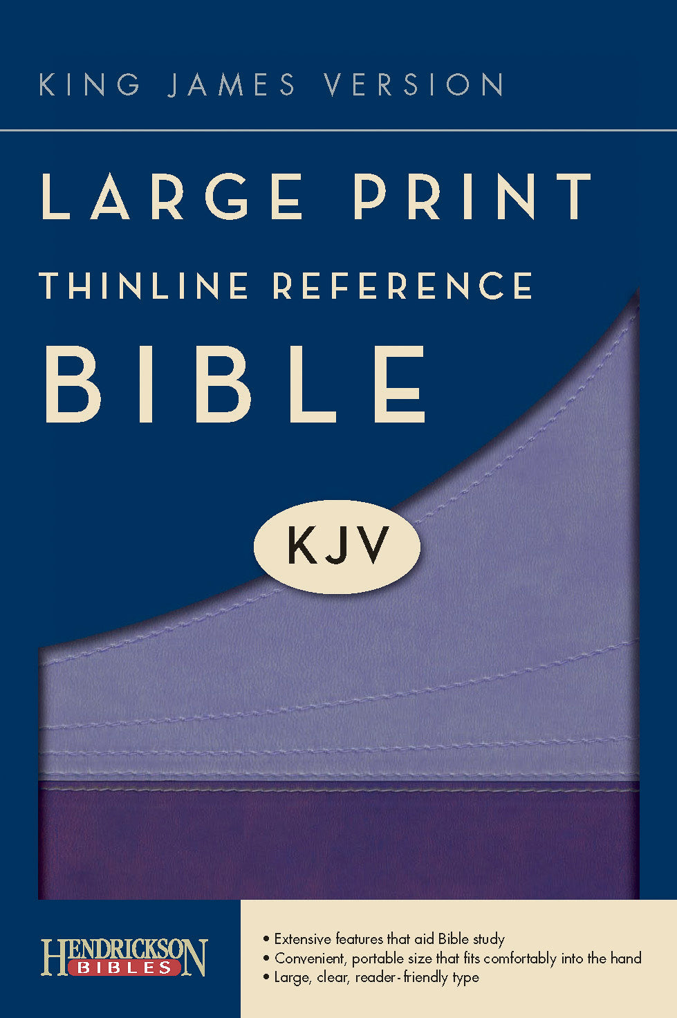 KJV Large Print Thinline Reference Bible Violet/Lilac