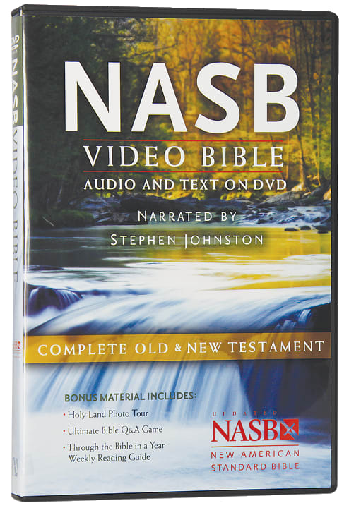 NASB Video Bible Narrated By Stephen Johnston (Audio And Text On Dvd Voice Only)