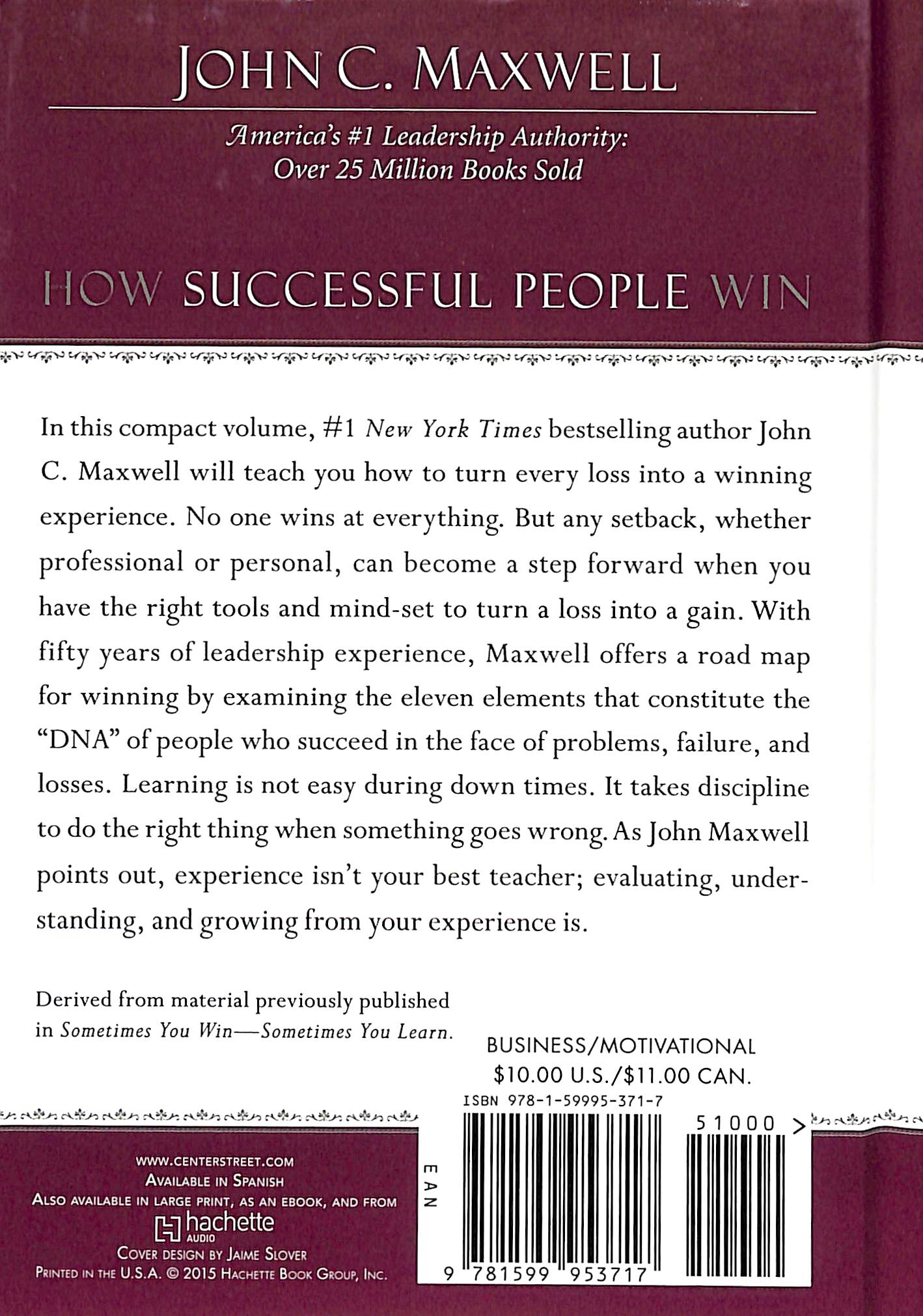 How Successful People Win