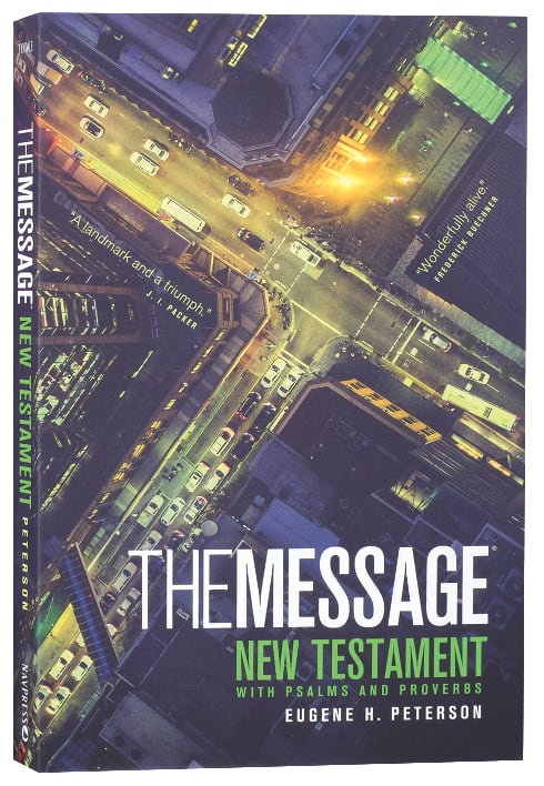 Message Personal New Testament With Psalms and Proverbs (Black Letter Edition)