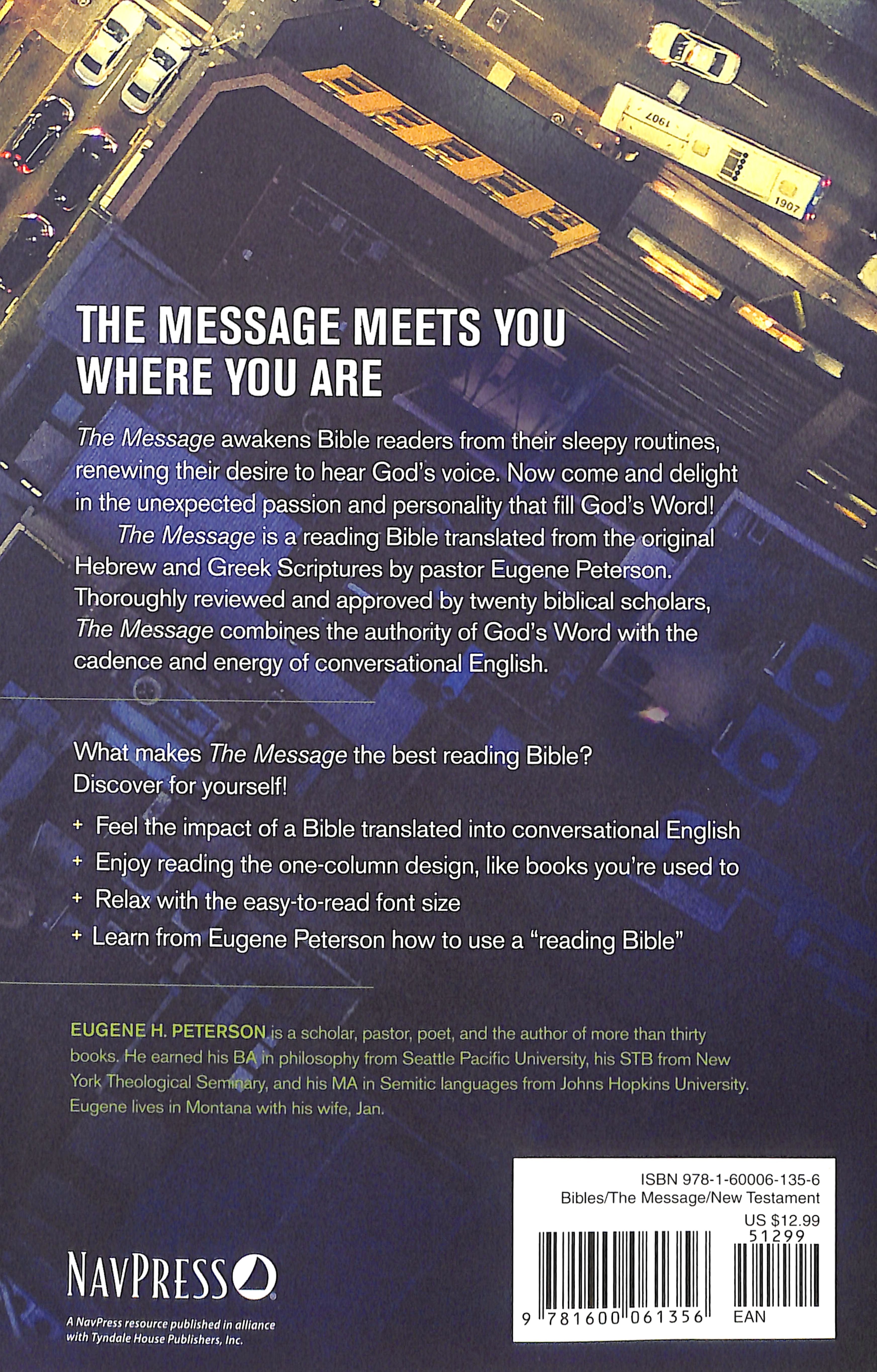 Message Personal New Testament With Psalms and Proverbs (Black Letter Edition)