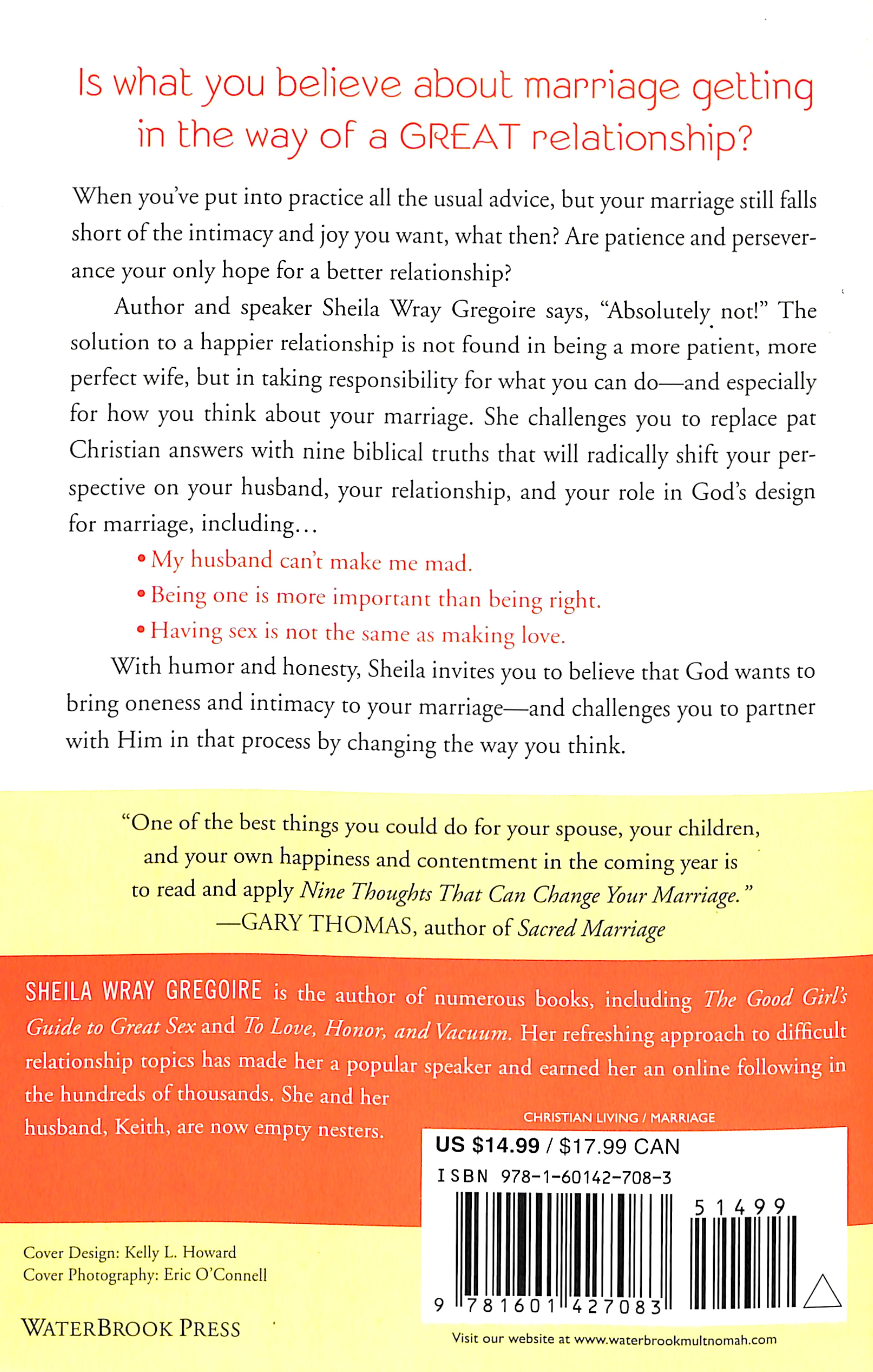 Nine Thoughts That Can Change Your Marriage