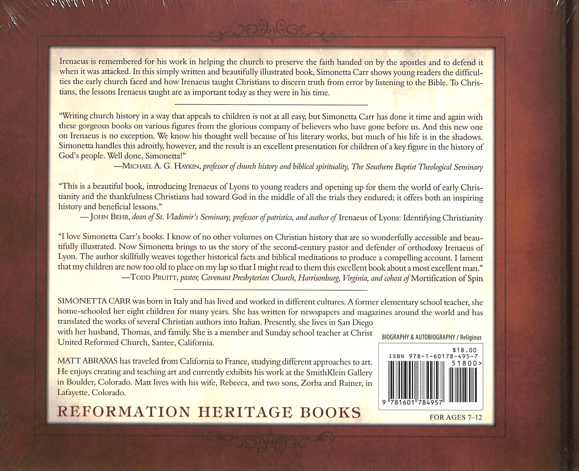 Irenaeus of Lyon (Christian Biographies For Young Readers Series)