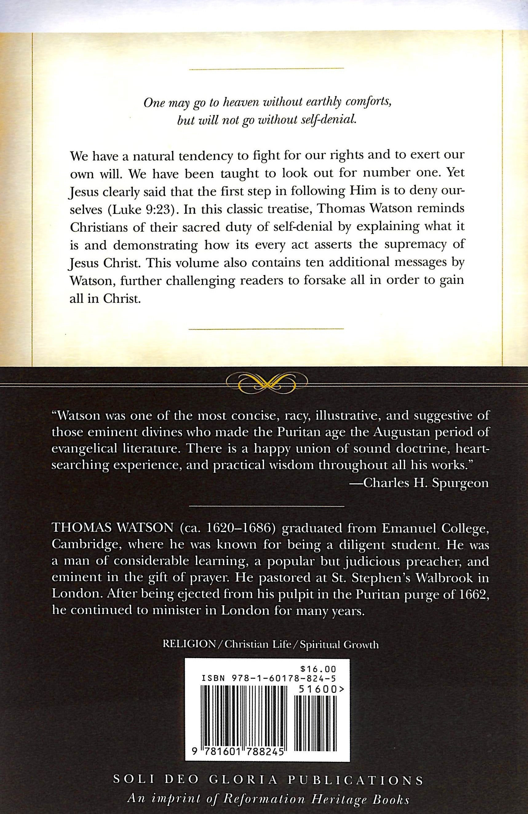 The Duty of Self-Denial and Ten Other Sermons