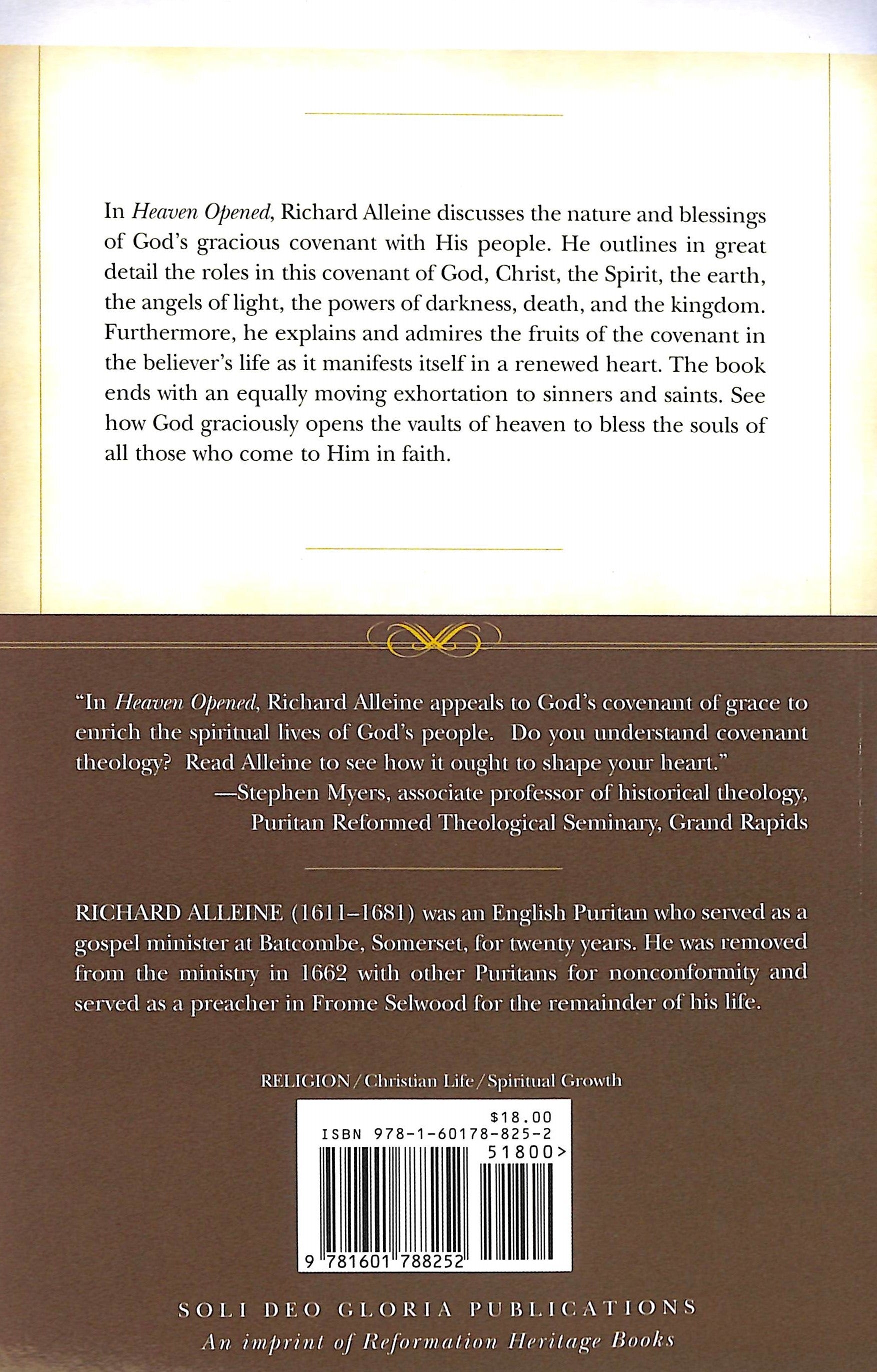 Heaven Opened: The Riches of God's Covenant