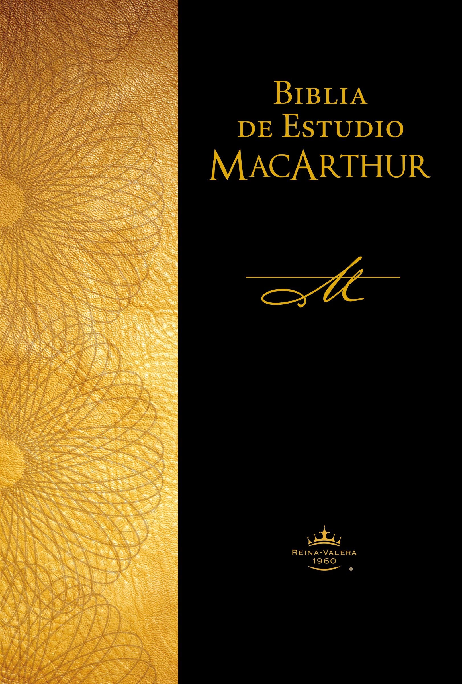 Rvr 1960 Biblia De Estudio Macarthur Brown (Black Letter Edition) (Macarthur Study Bible)