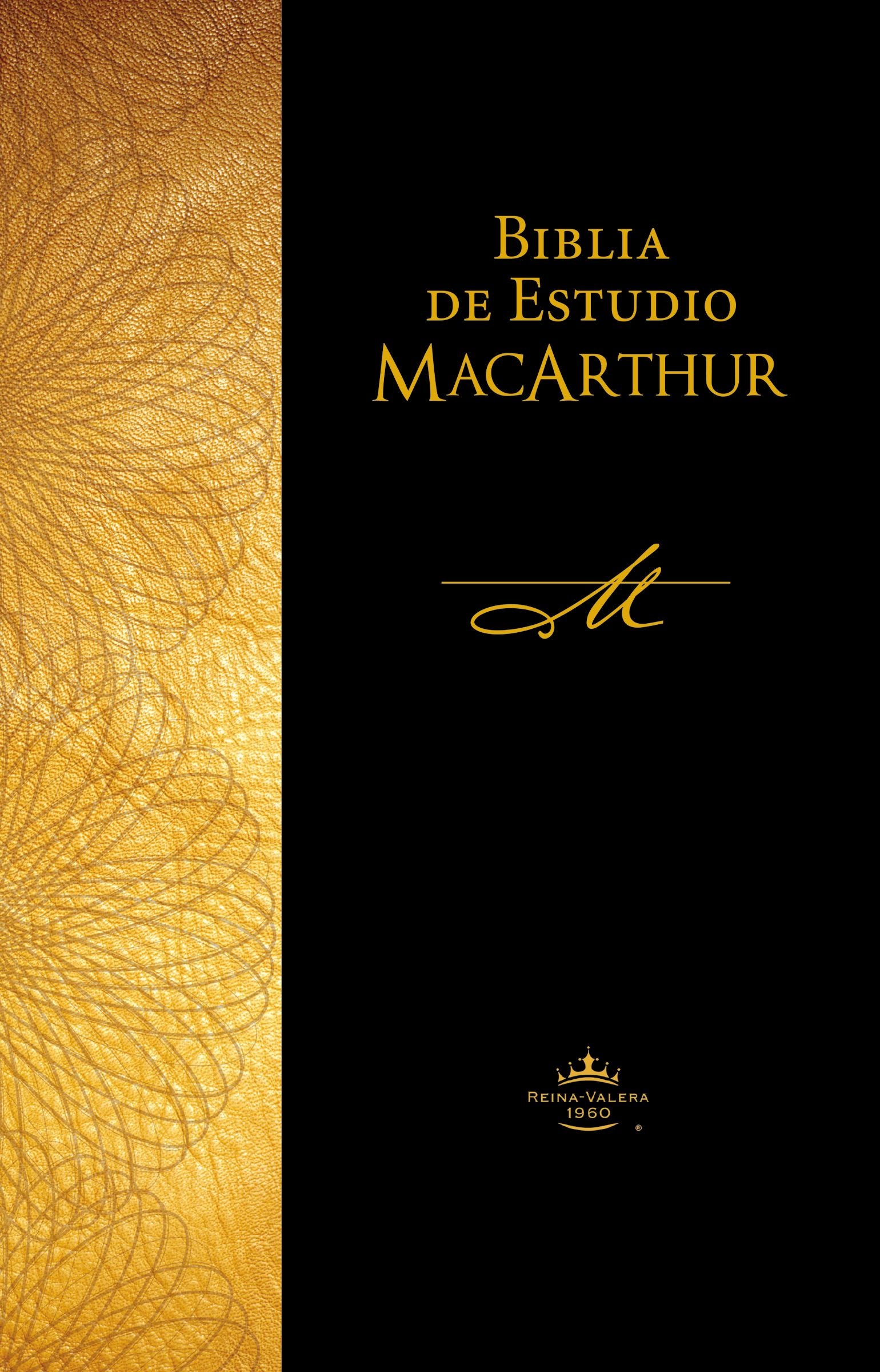 Rvr 1960 Biblia De Estudio Macarthur Brown (Black Letter Edition) (Macarthur Study Bible)