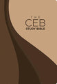 Ceb Study Bible Tan/Brown
