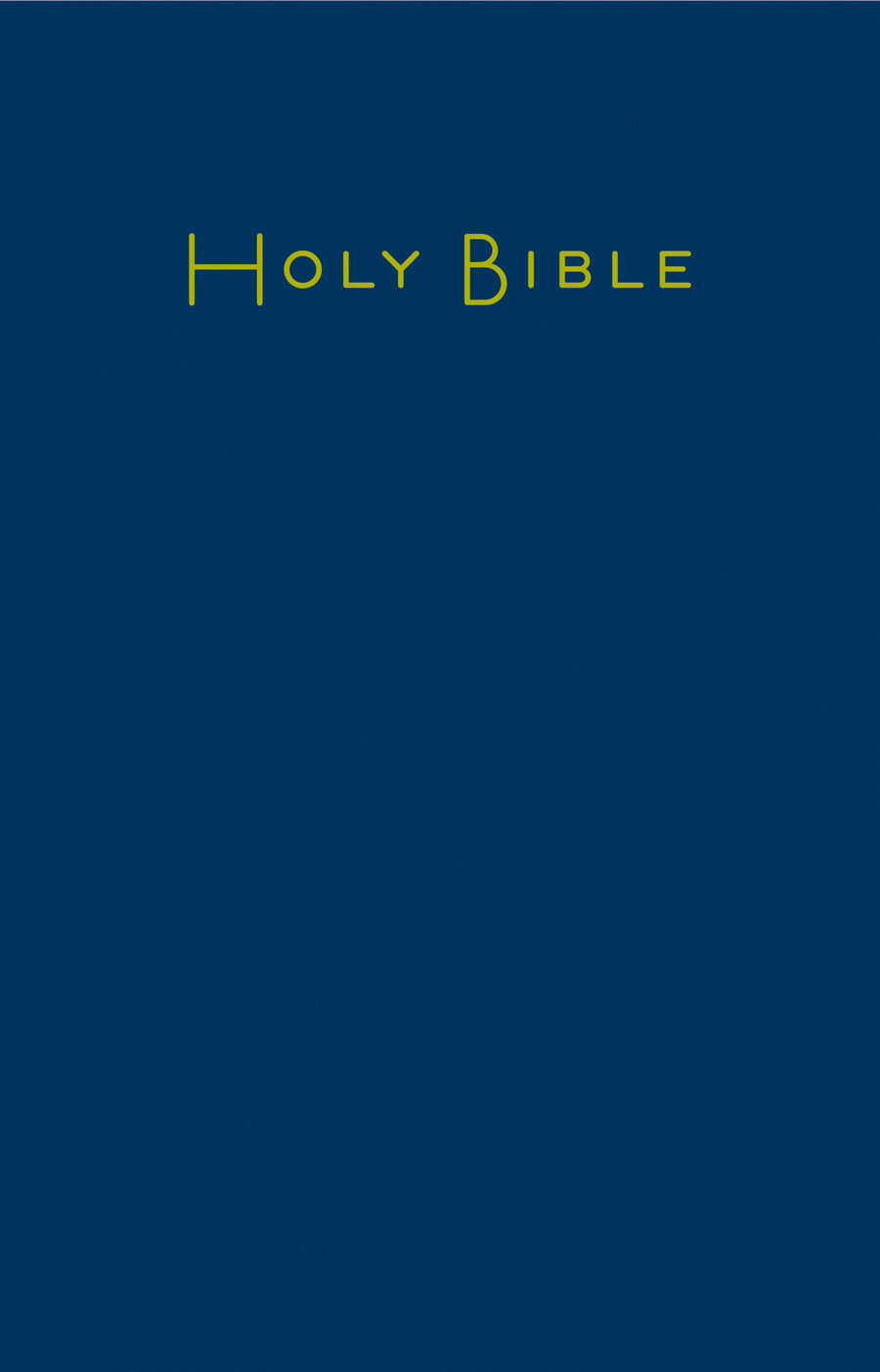 Ceb Large Print Pew Bible Navy