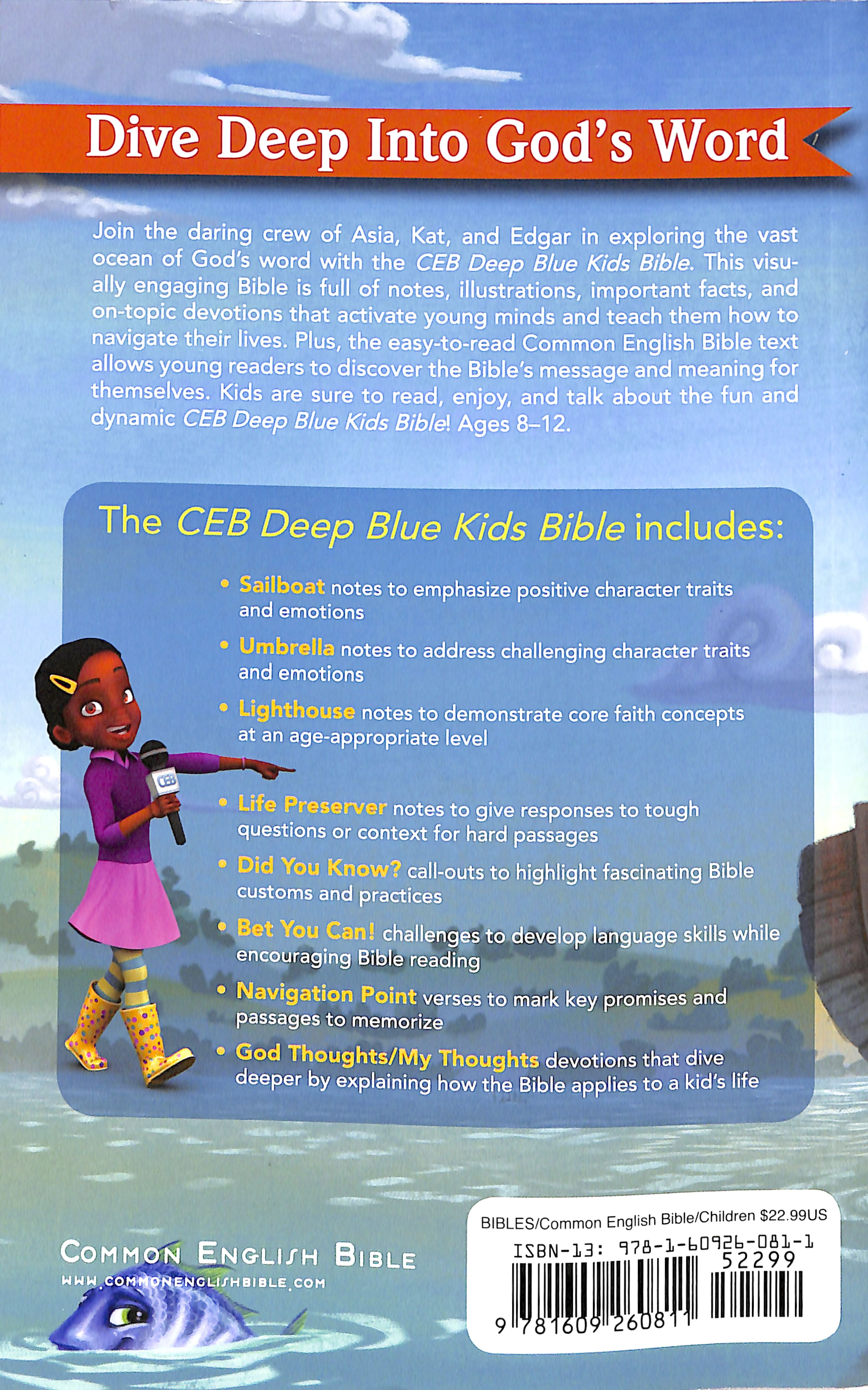 Ceb Deep Blue Kids Bible Bright Sky