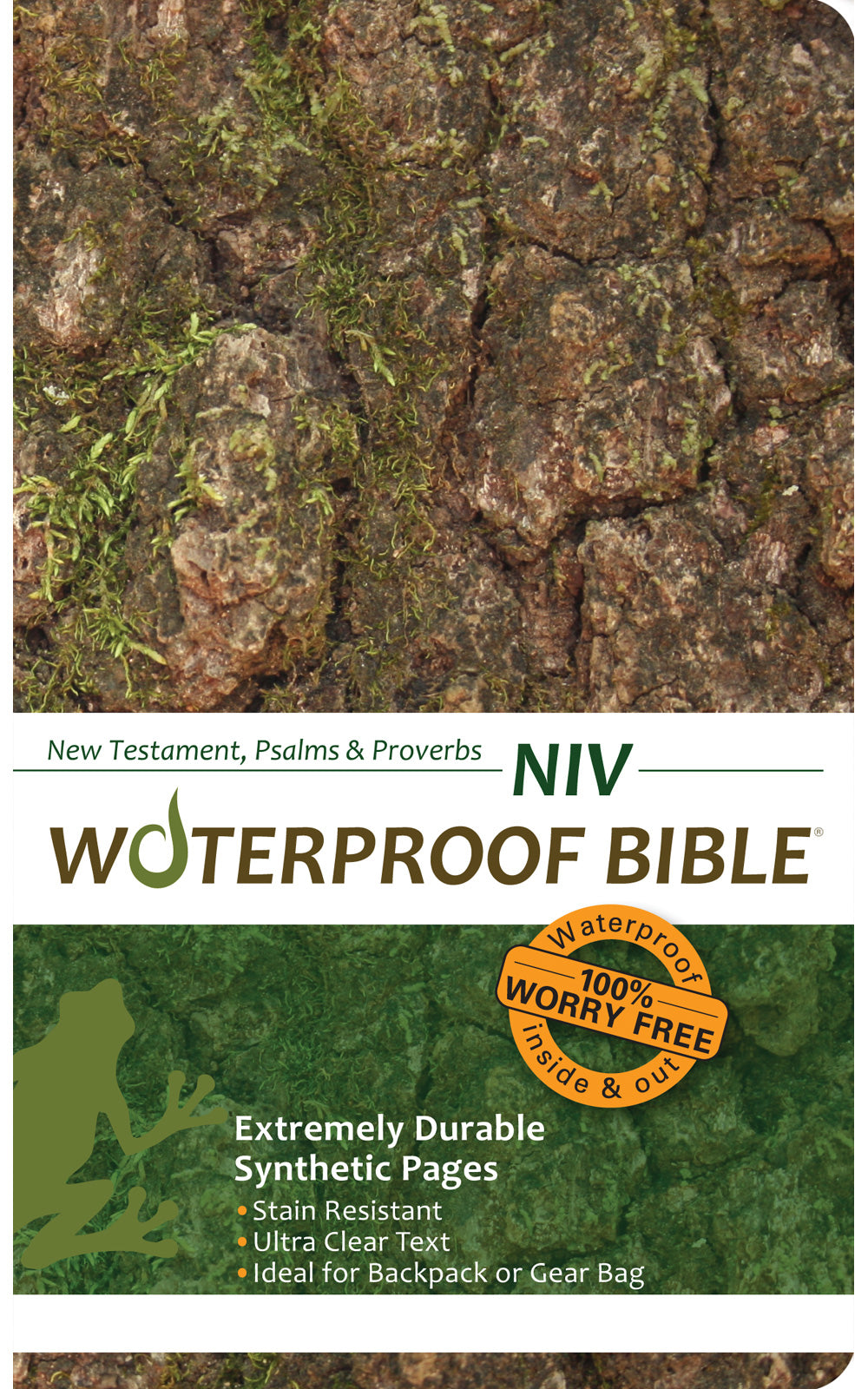 NIV Waterproof New Testament Psalms and Proverbs Camo (Black Letter Edition)