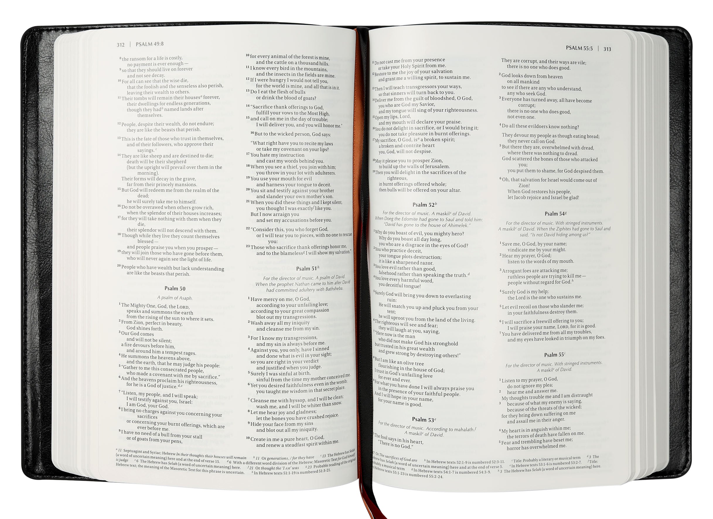 NIV Waterproof Bible Black Imitation Leather Slip Cover Over Camo (Black Letter Edition)