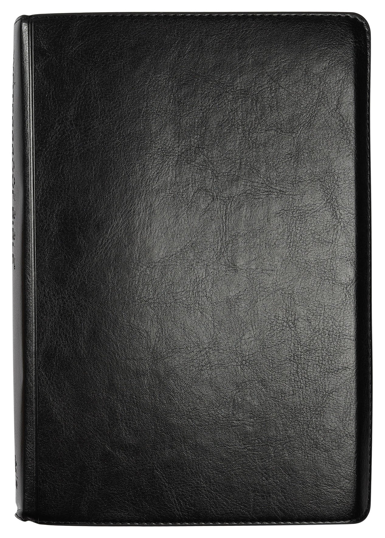 NIV Waterproof Bible Black Imitation Leather Slip Cover Over Camo (Black Letter Edition)