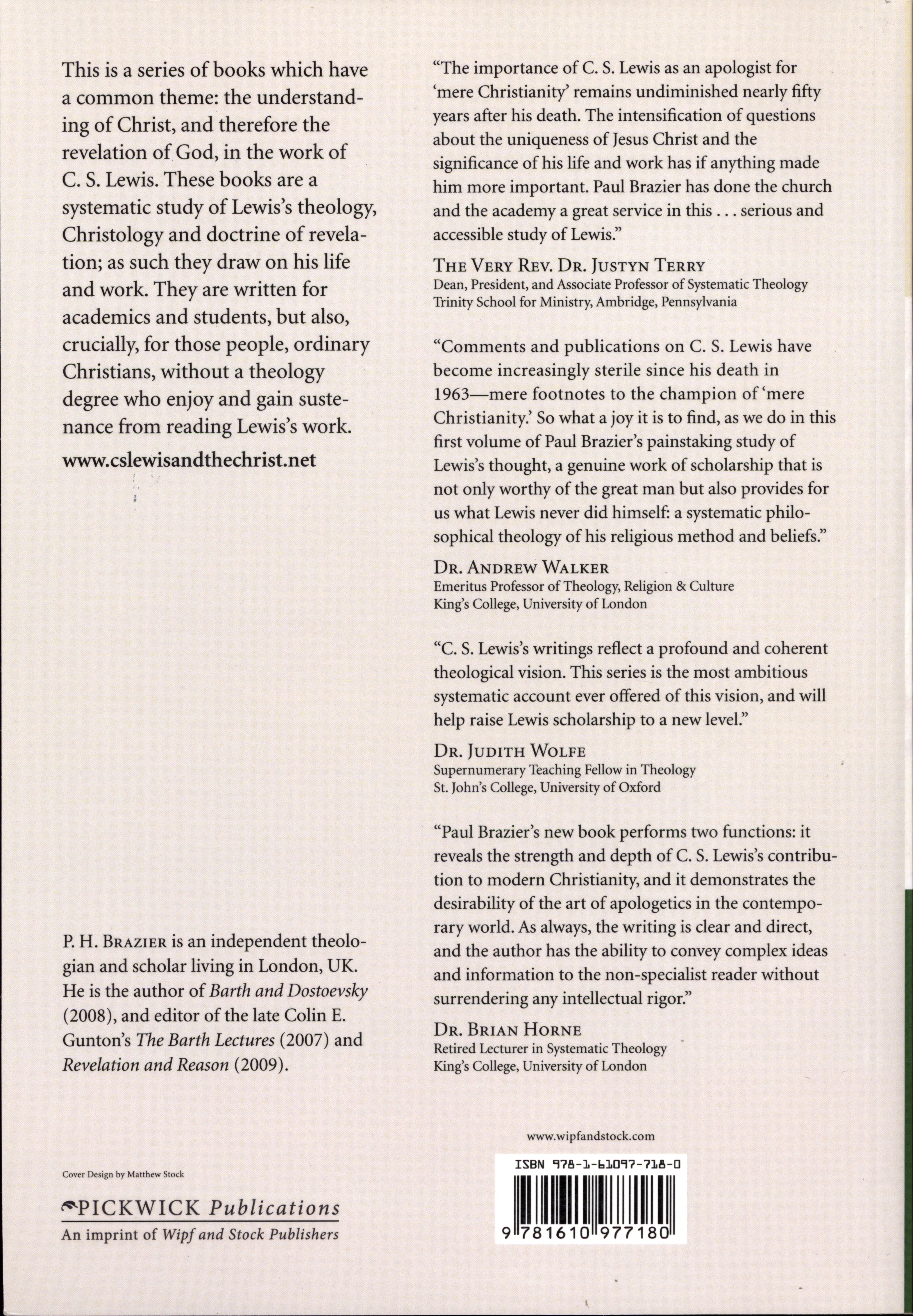 Lewis: Revelation, Conversion, and Apologetics