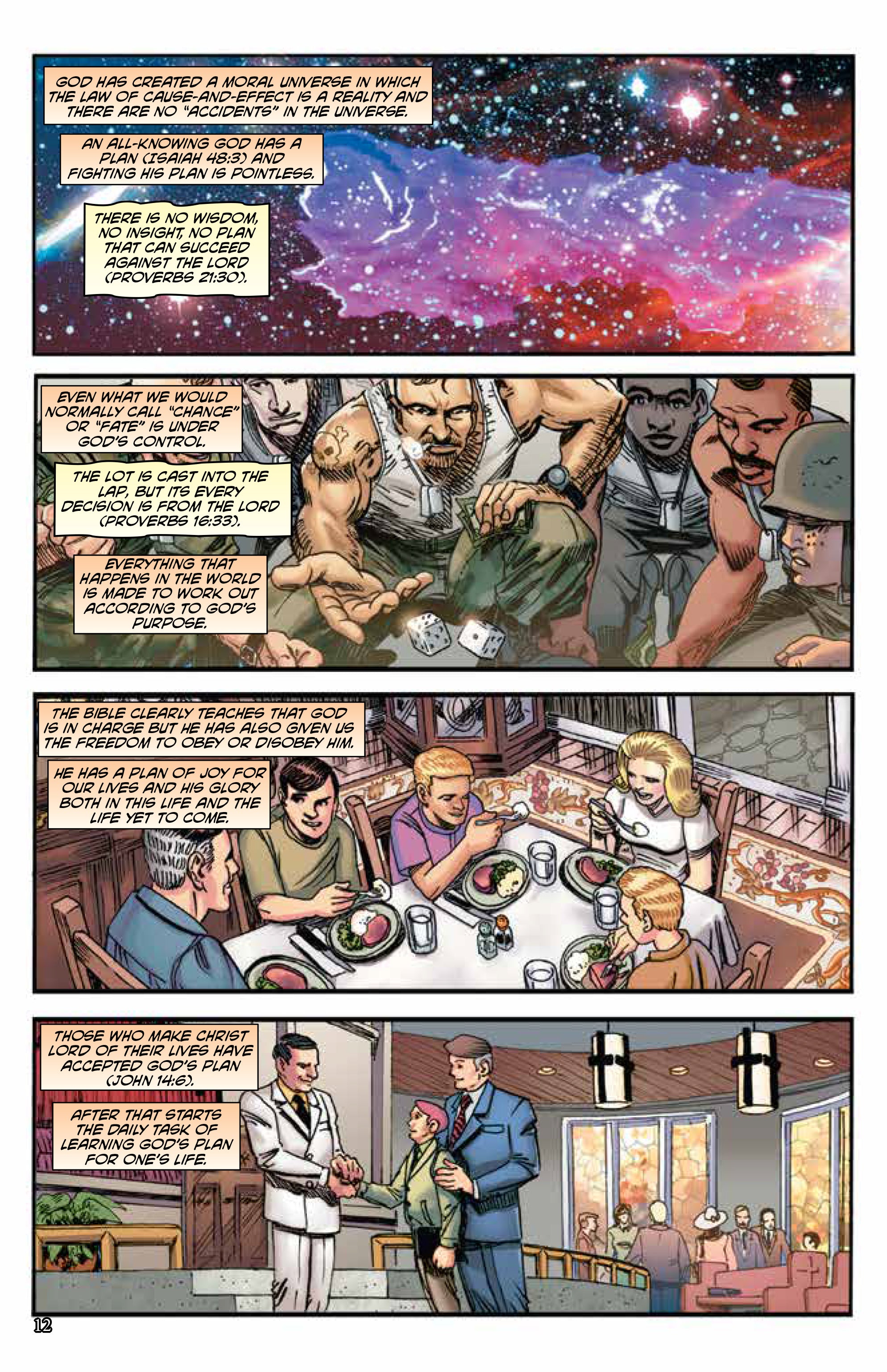 Gambling, Fate, Baptism, Astrology, the Ark (#06 in 101 Questions About The Bible Kingstone Comics Series)