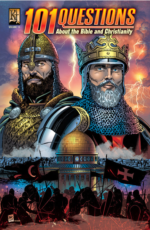 Talking Animals, Flood Waters, Bible Versions, War, God's Omniscience (#13 in 101 Questions About The Bible Kingstone Comics Series)