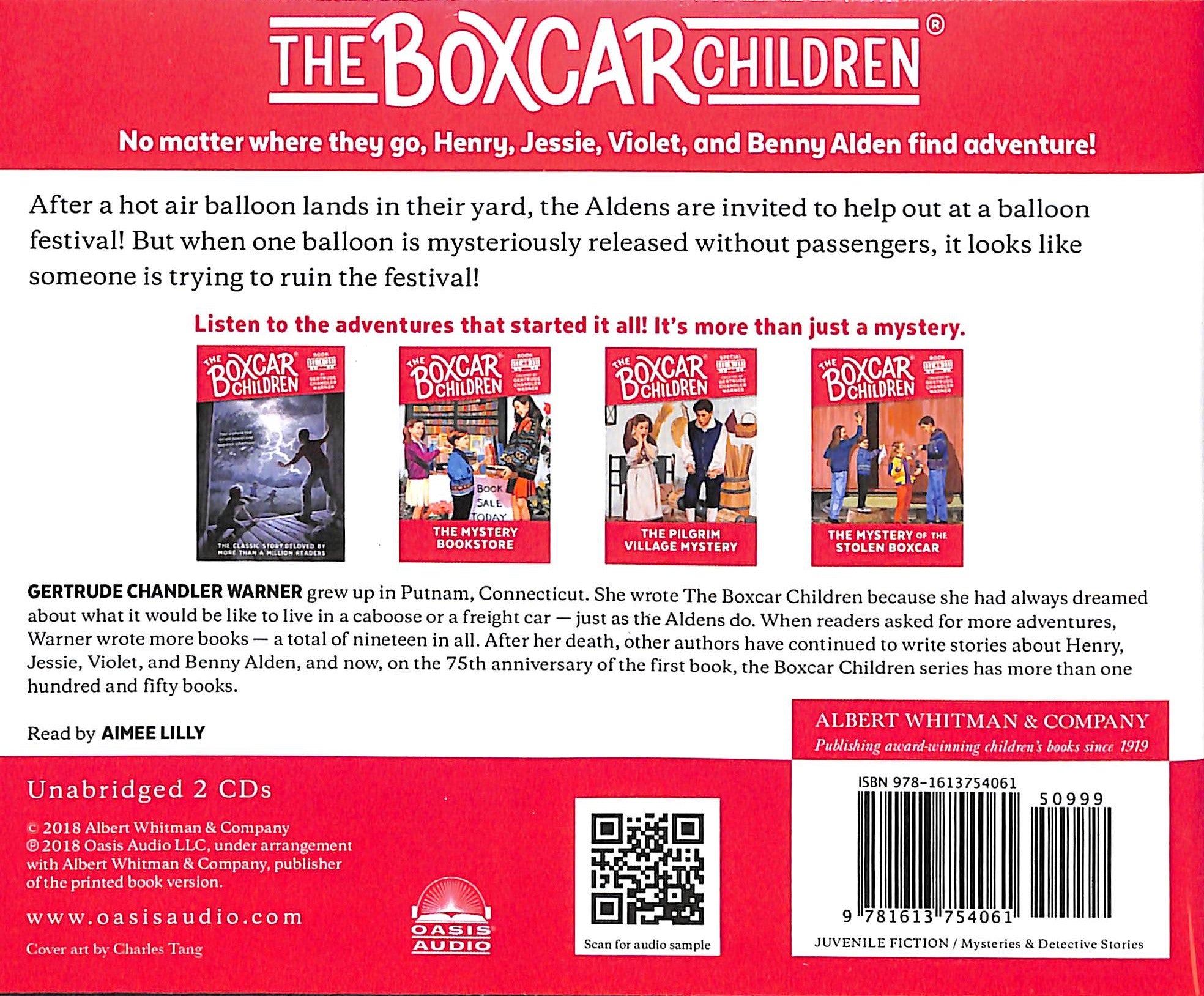 The Mystery of the Hot Air Balloon (Unabridged, 2cds) (#047 in Boxcar Children Audio Series)