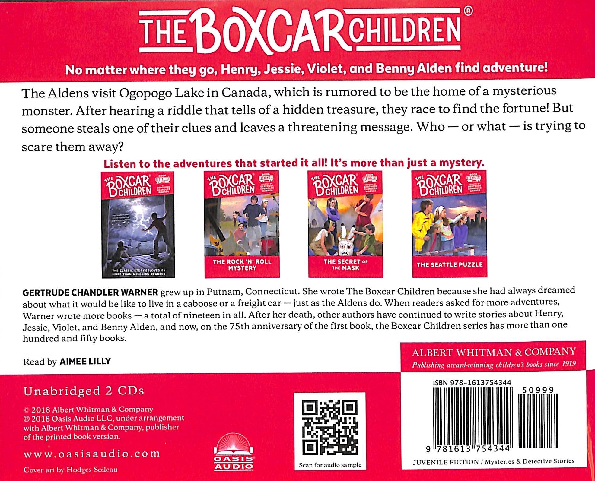 The Creature in Ogopogo Lake (Unabridged, 2 CDS) (#108 in Boxcar Children Audio Series)