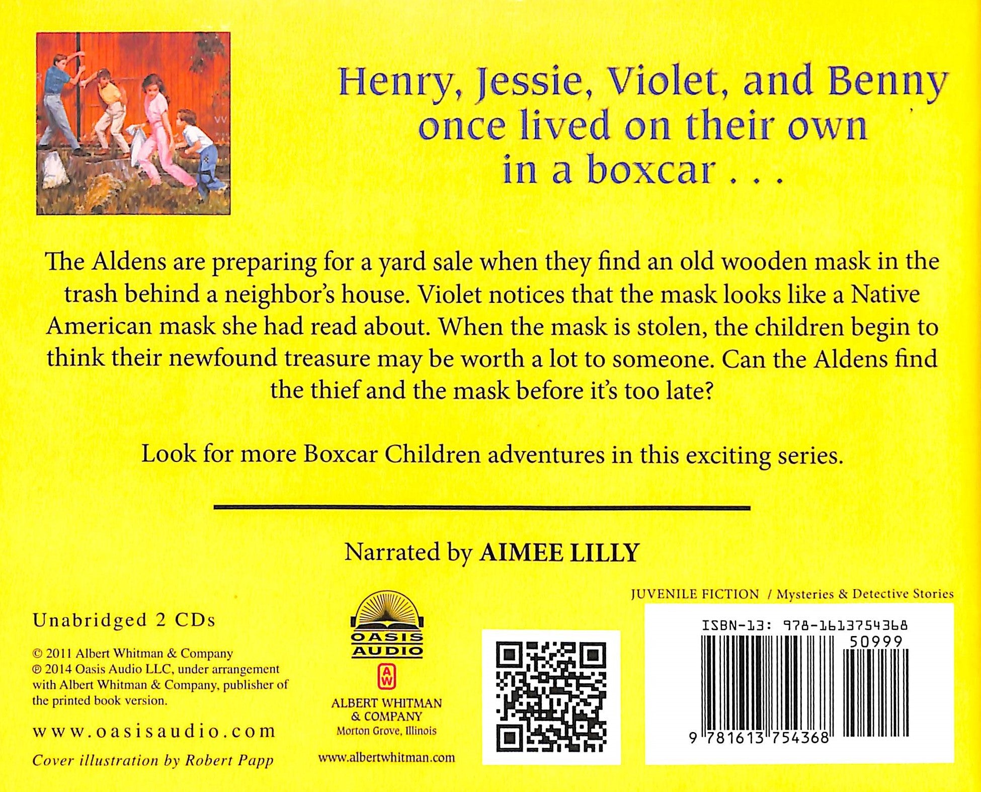 The Secret of the Mask (Unabridged, 2 CDS) (#110 in Boxcar Children Audio Series)