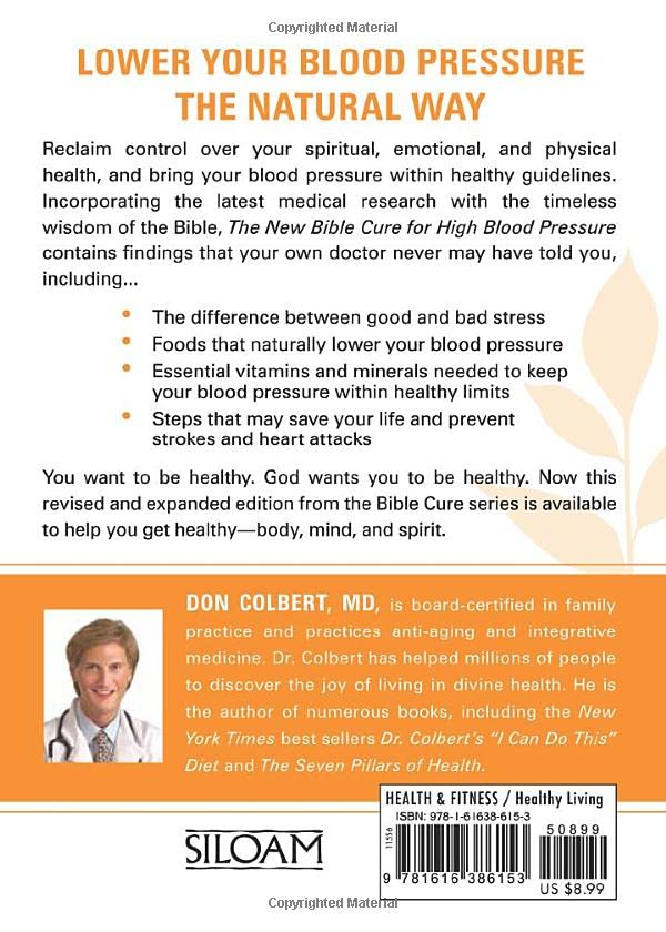 The New Bible Cure For High Blood Pressure (The New Bible Cure Series)