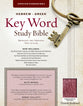 CSB Hebrew-Greek Key Word Study Bible Burgundy Indexed (Red Letter Edition)