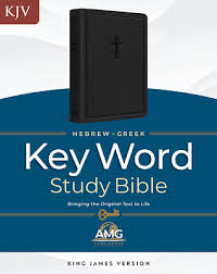 KJV Hebrew-Greek Key Word Study Bible Black (Red Letter Edition)