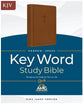 KJV Hebrew-Greek Key Word Study Bible Brown (Red Letter Edition)