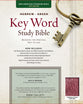 NASB Hebrew-Greek Key Word Study Bible Burgundy Bonded Leather Indexed