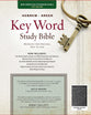NASB Hebrew-Greek Key Word Study Bible Black Genuine Indexed