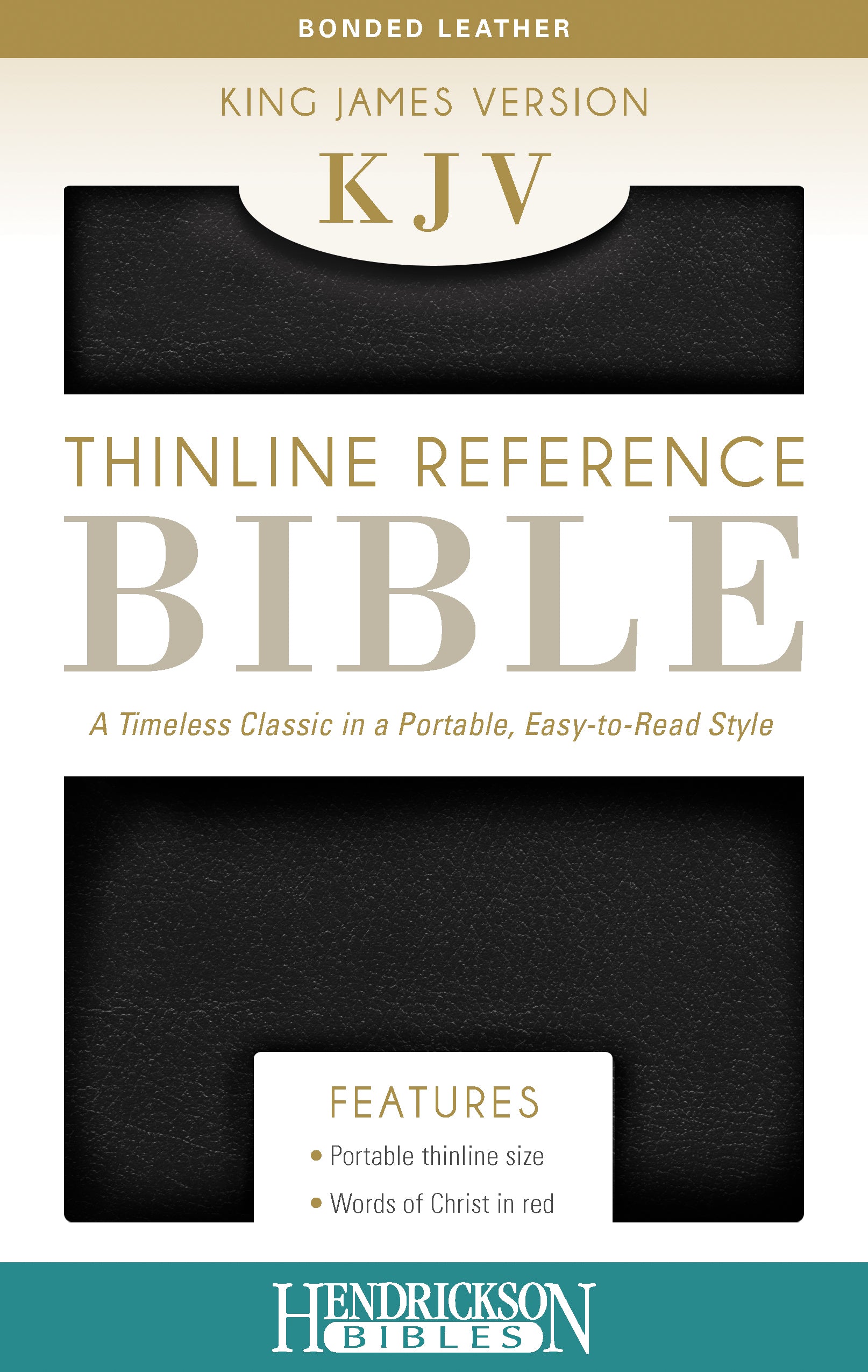 KJV Thinline Reference Bible Black