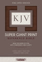 KJV Super Giant Print Reference Bible Brown Flexisoft