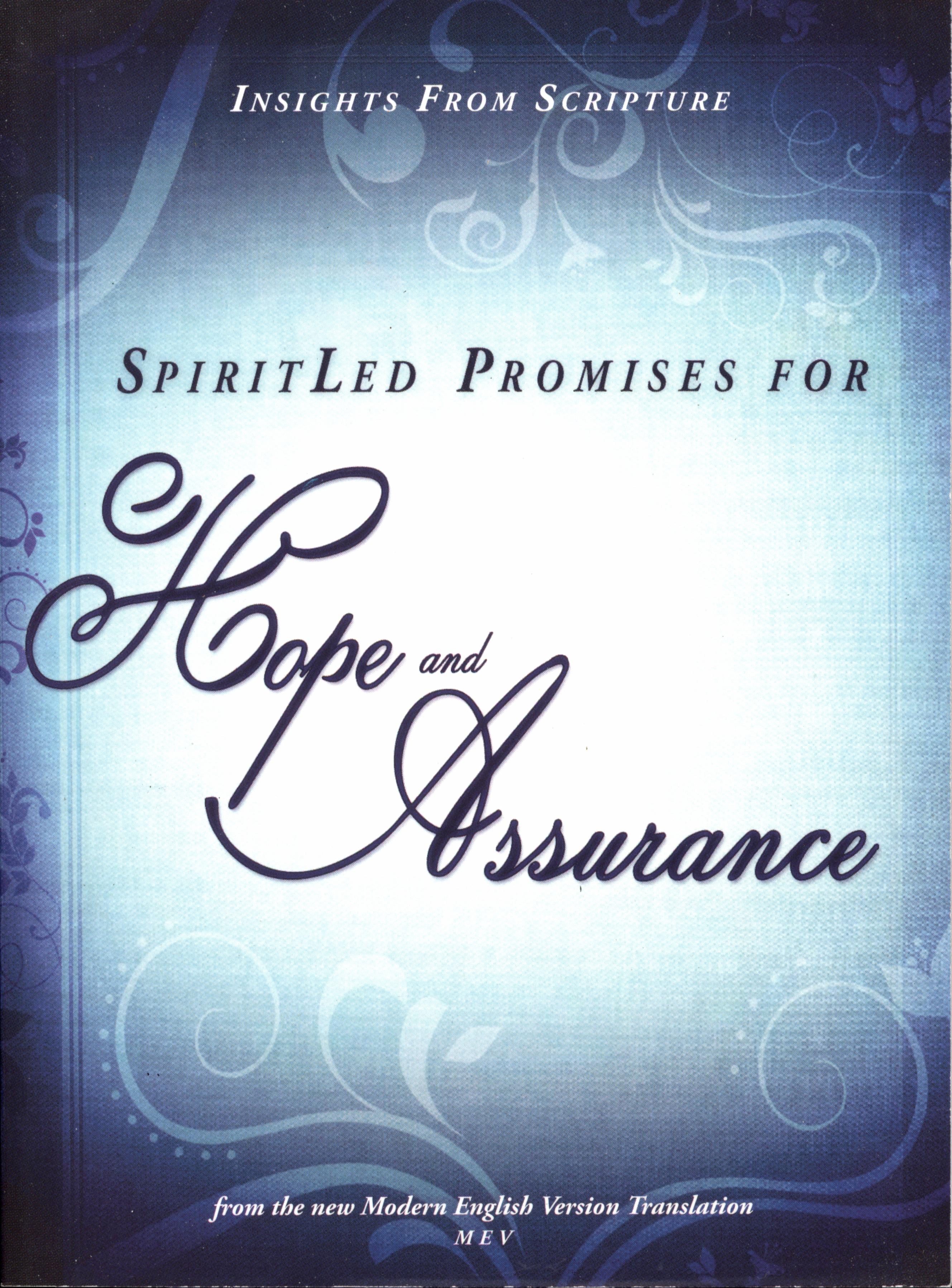 Spiritled Promises For Hope and Assurance