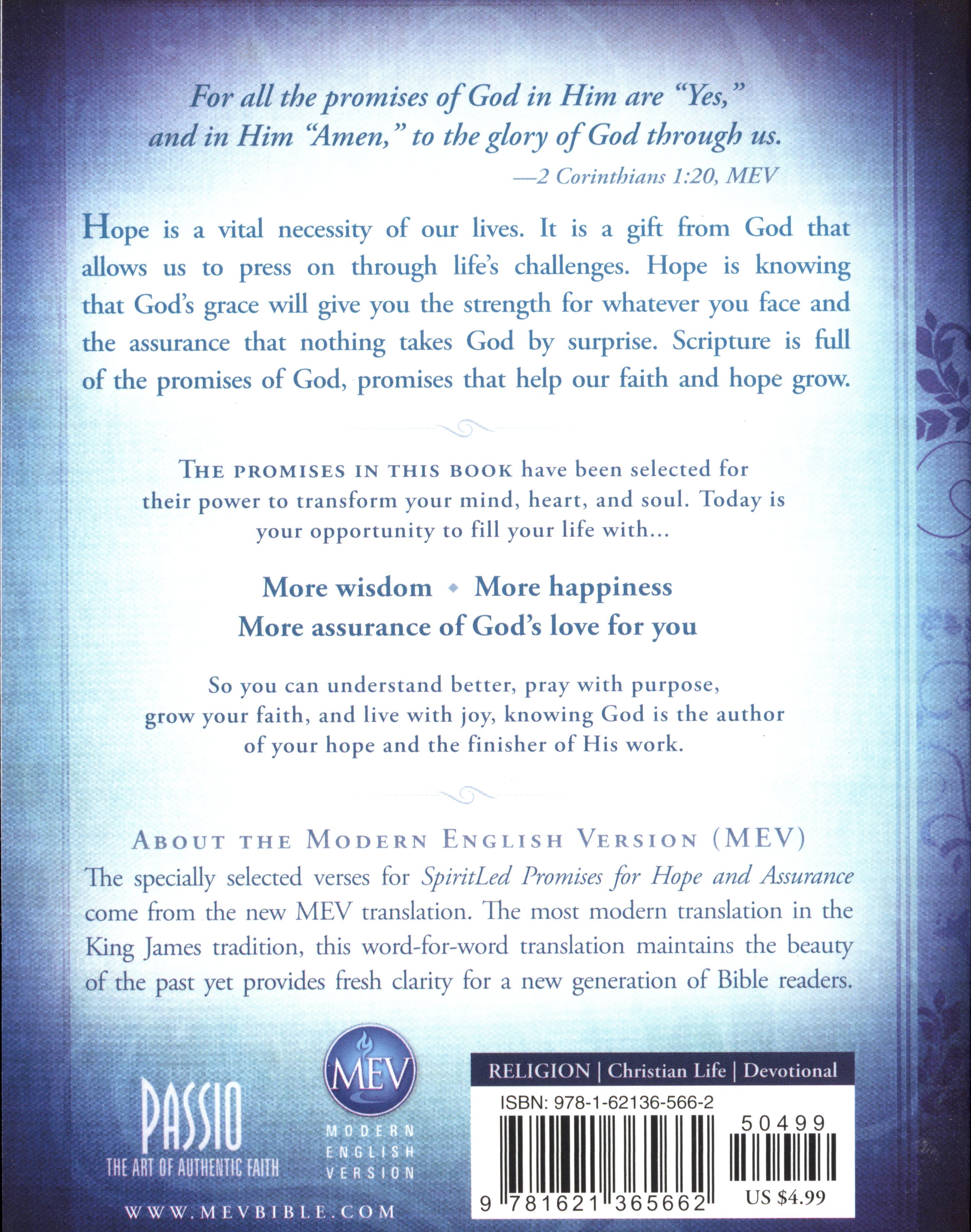 Spiritled Promises For Hope and Assurance