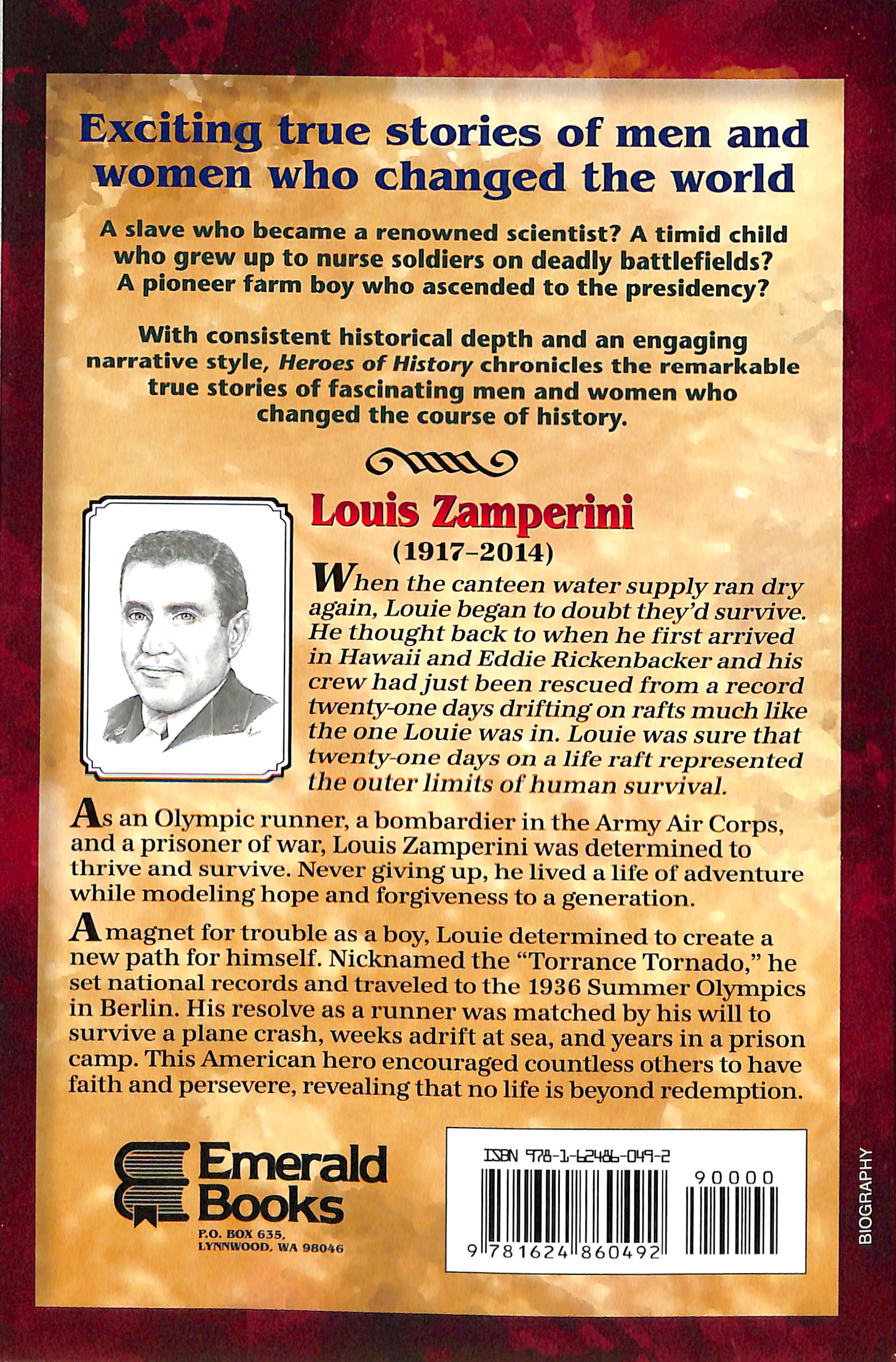 Louis Zamperini - Redemption (Heroes Of History Series)