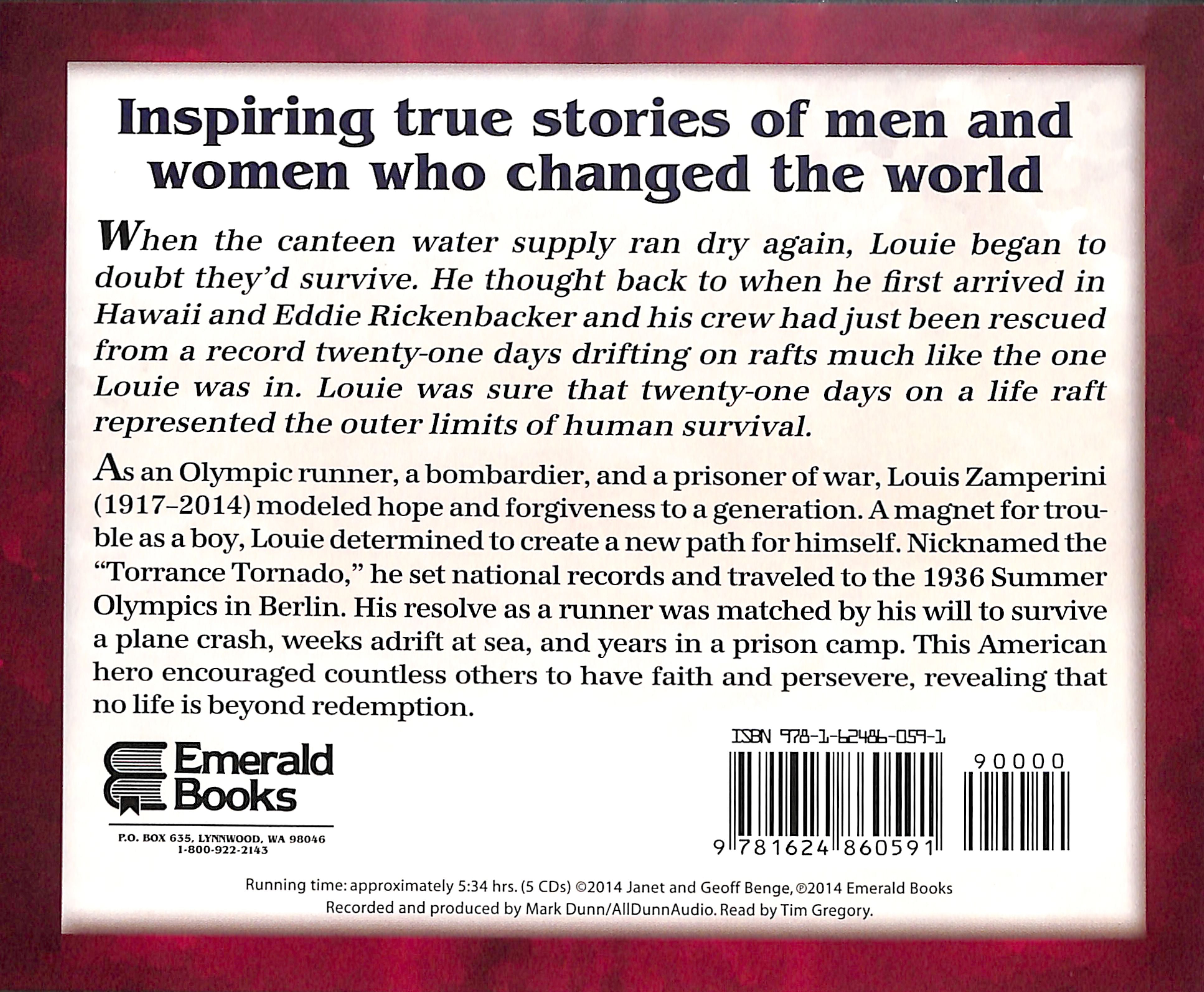 Louis Zamperini - Redemption (Unabridged, 5 CDS) (Heroes Of History Series)