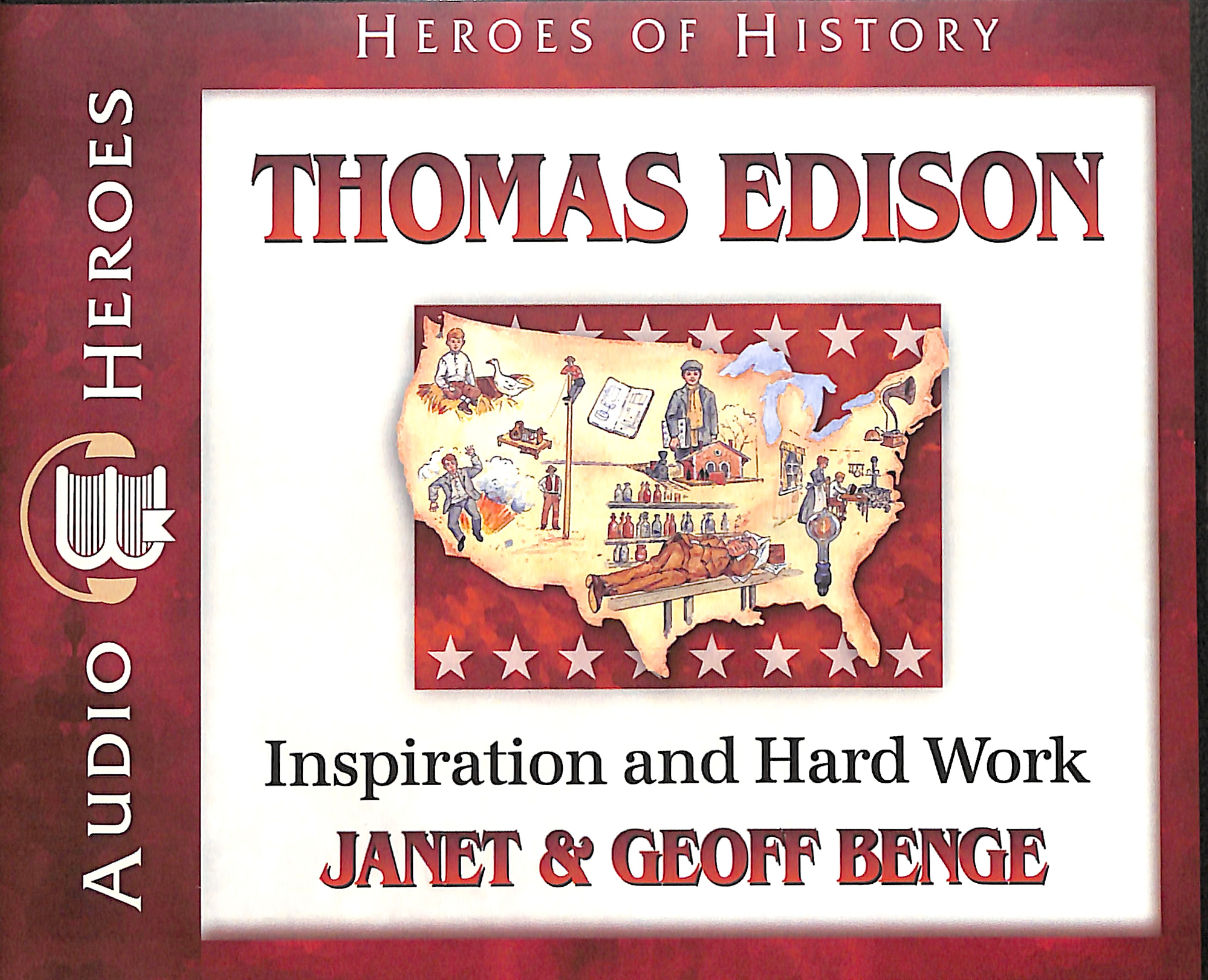 Thomas Edison - Inspiration and Hard Work (Unabridged, 5 CDS) (Heroes Of History Series)